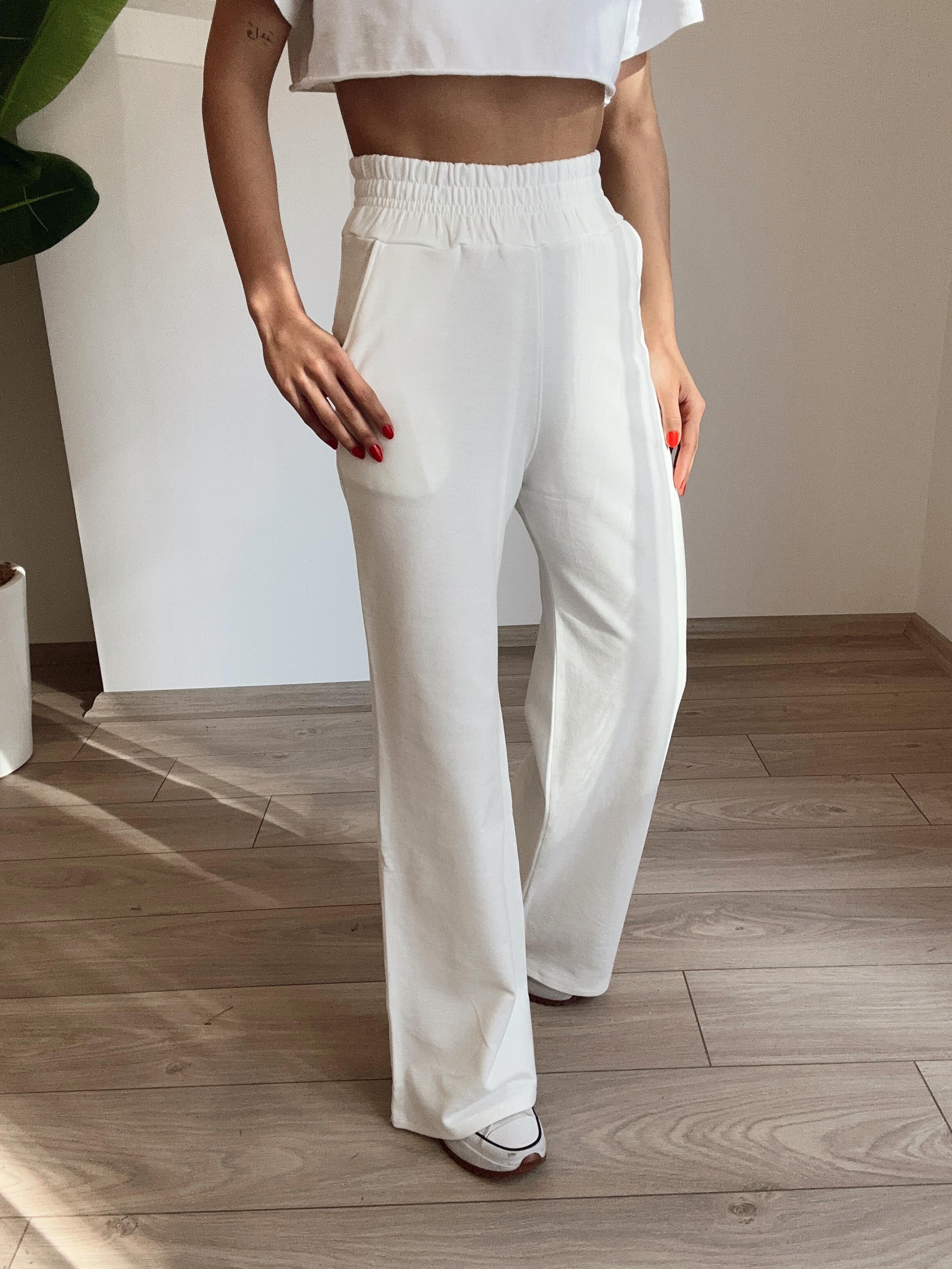 Beli Lastikli Ekru Eşofman