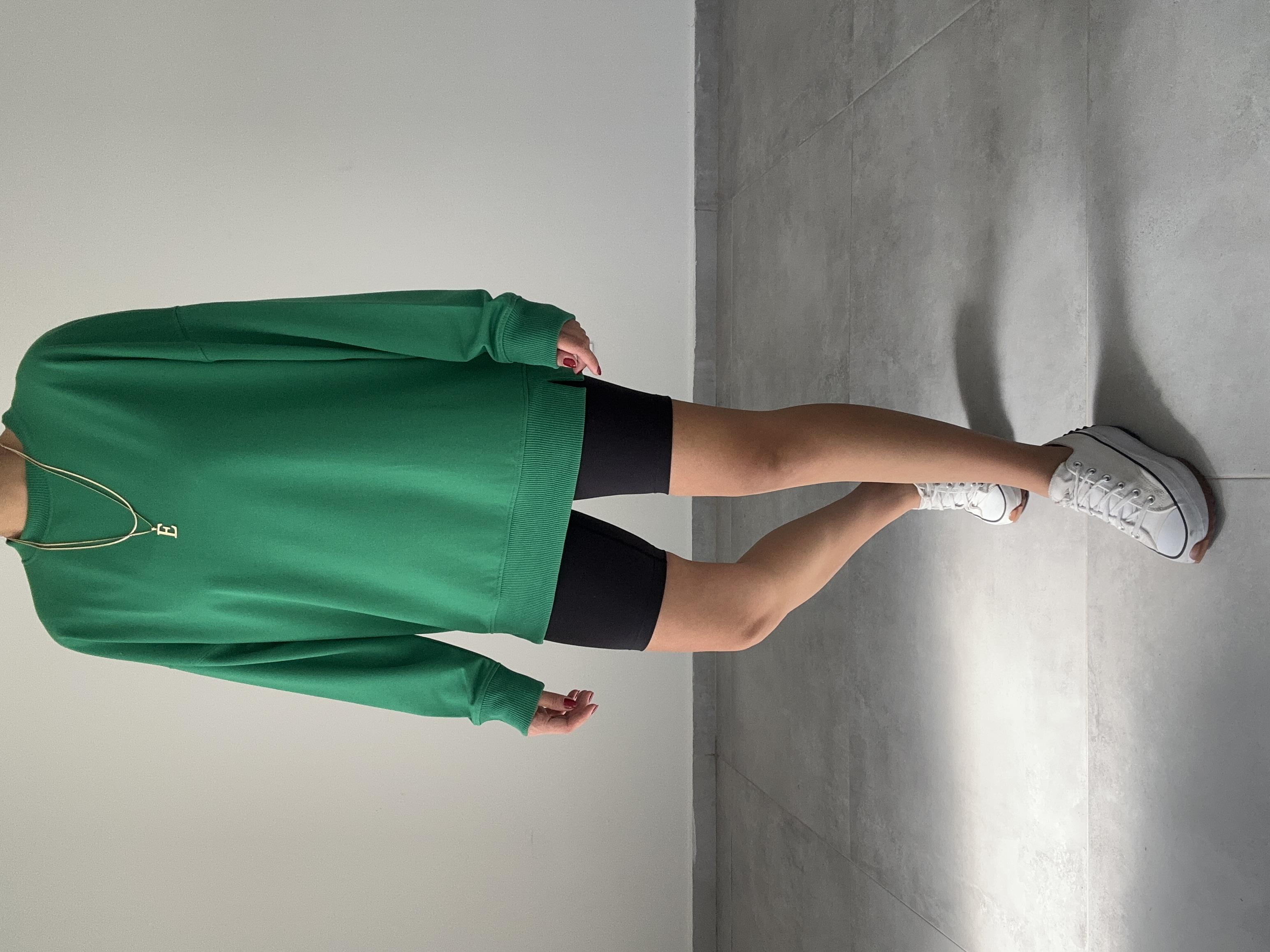 Benetton Rezerve Yanları Yırtmaç Detaylı Sweat