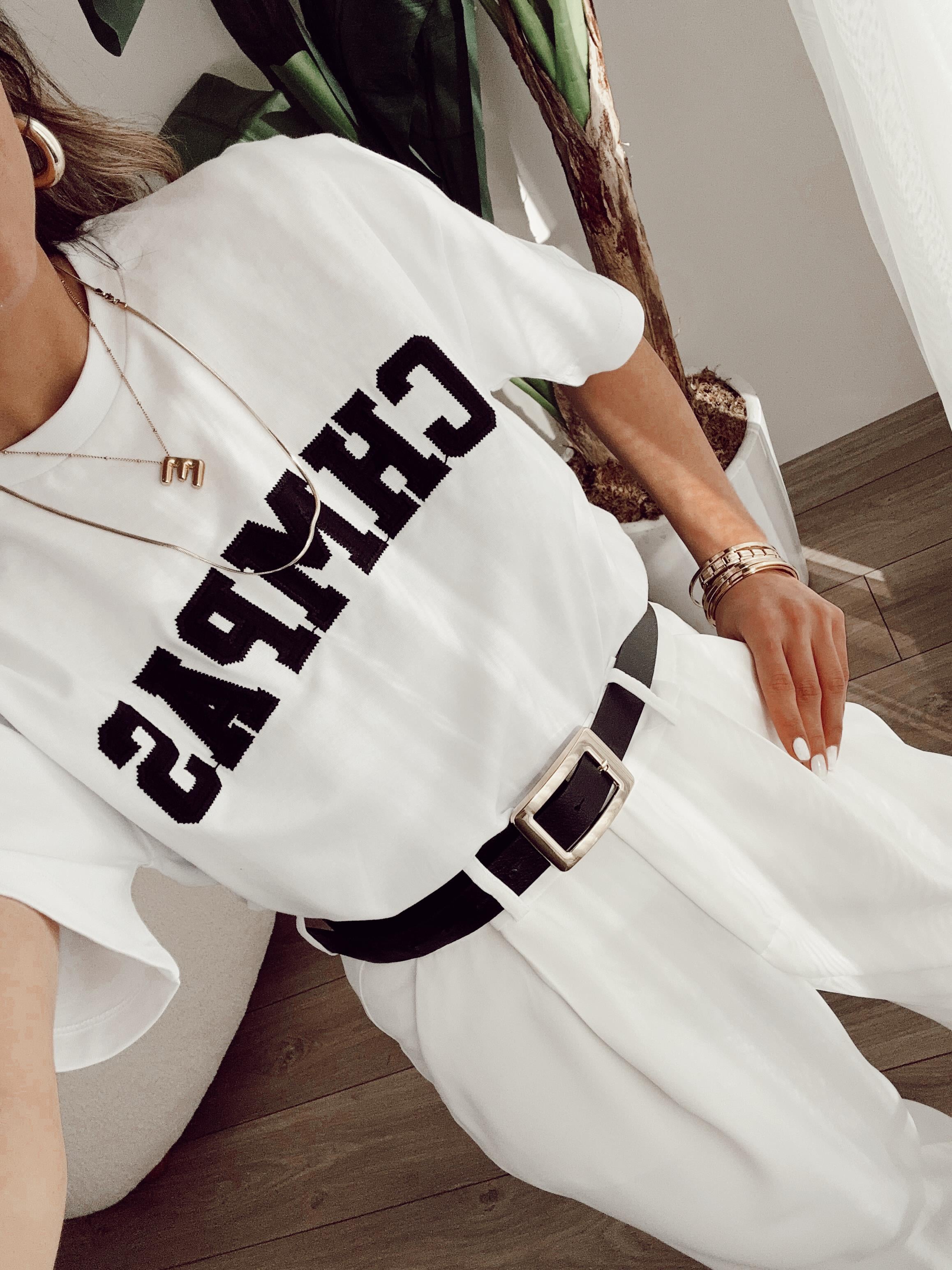 Beyaz Chmpas Tshirt