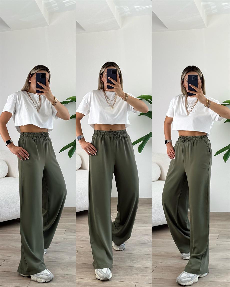 Beyaz Crop Tişört