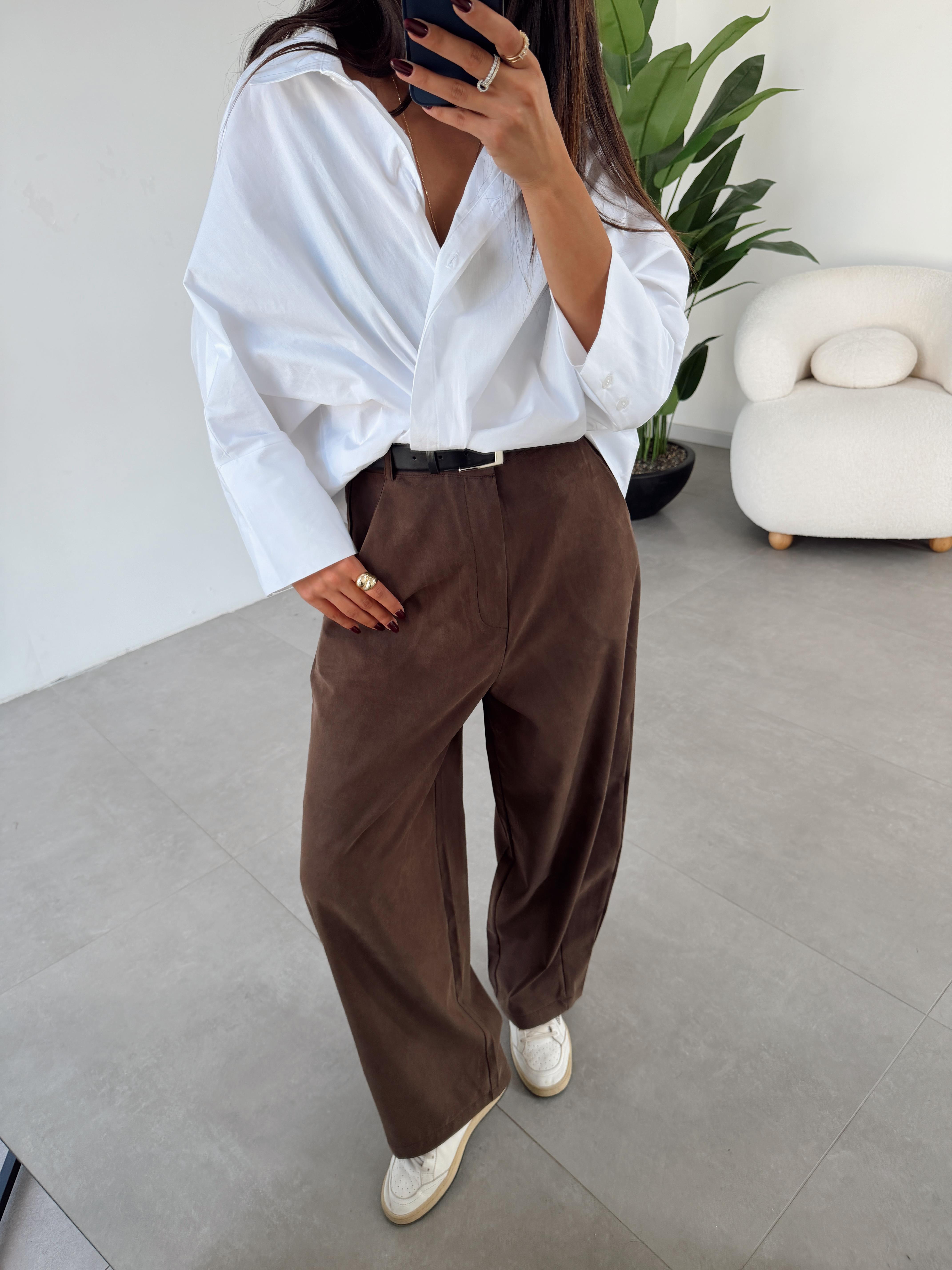 Beyaz Poplin Gömlek