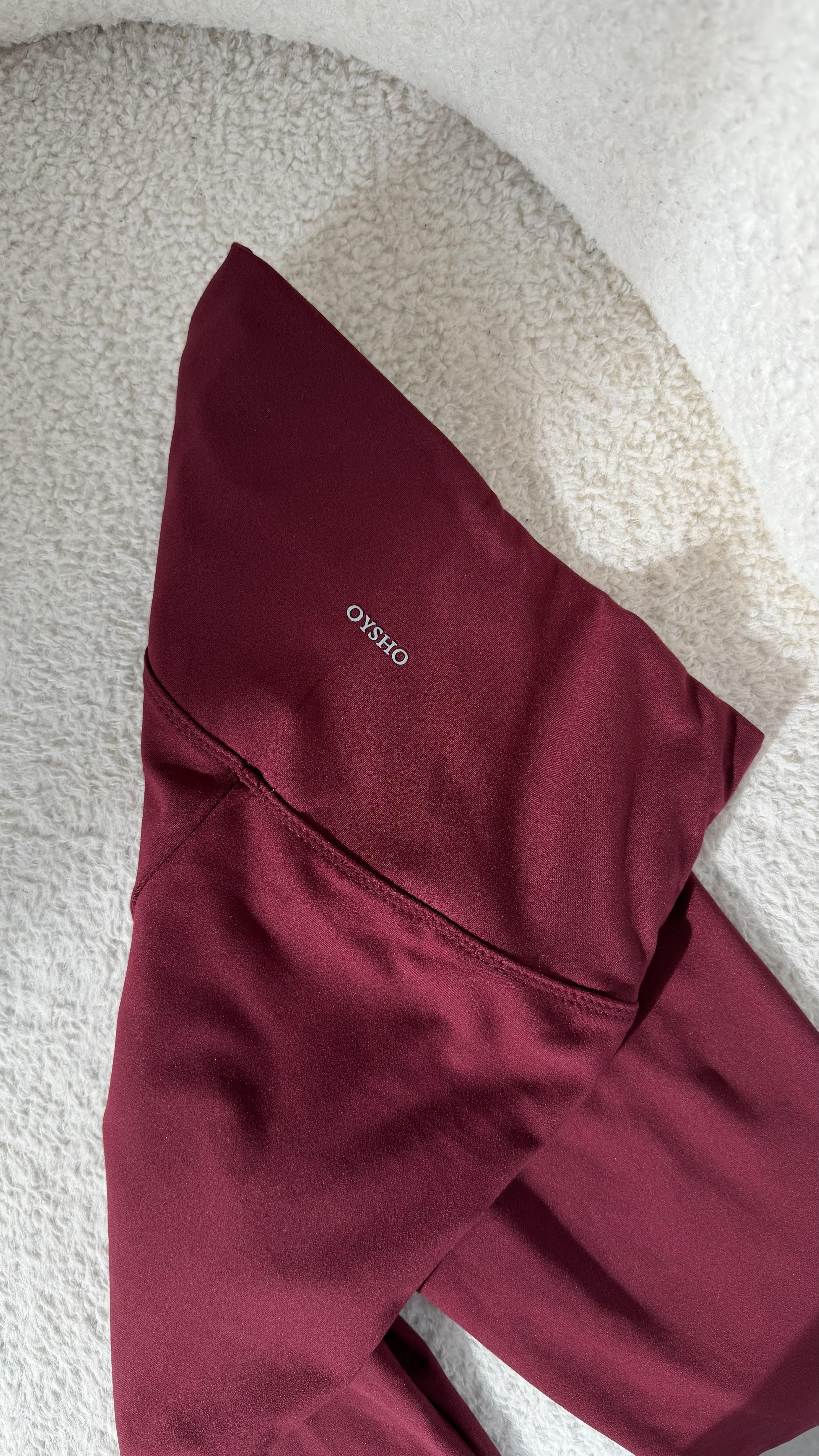 Bordo Oys Toparlayıcı Tayt