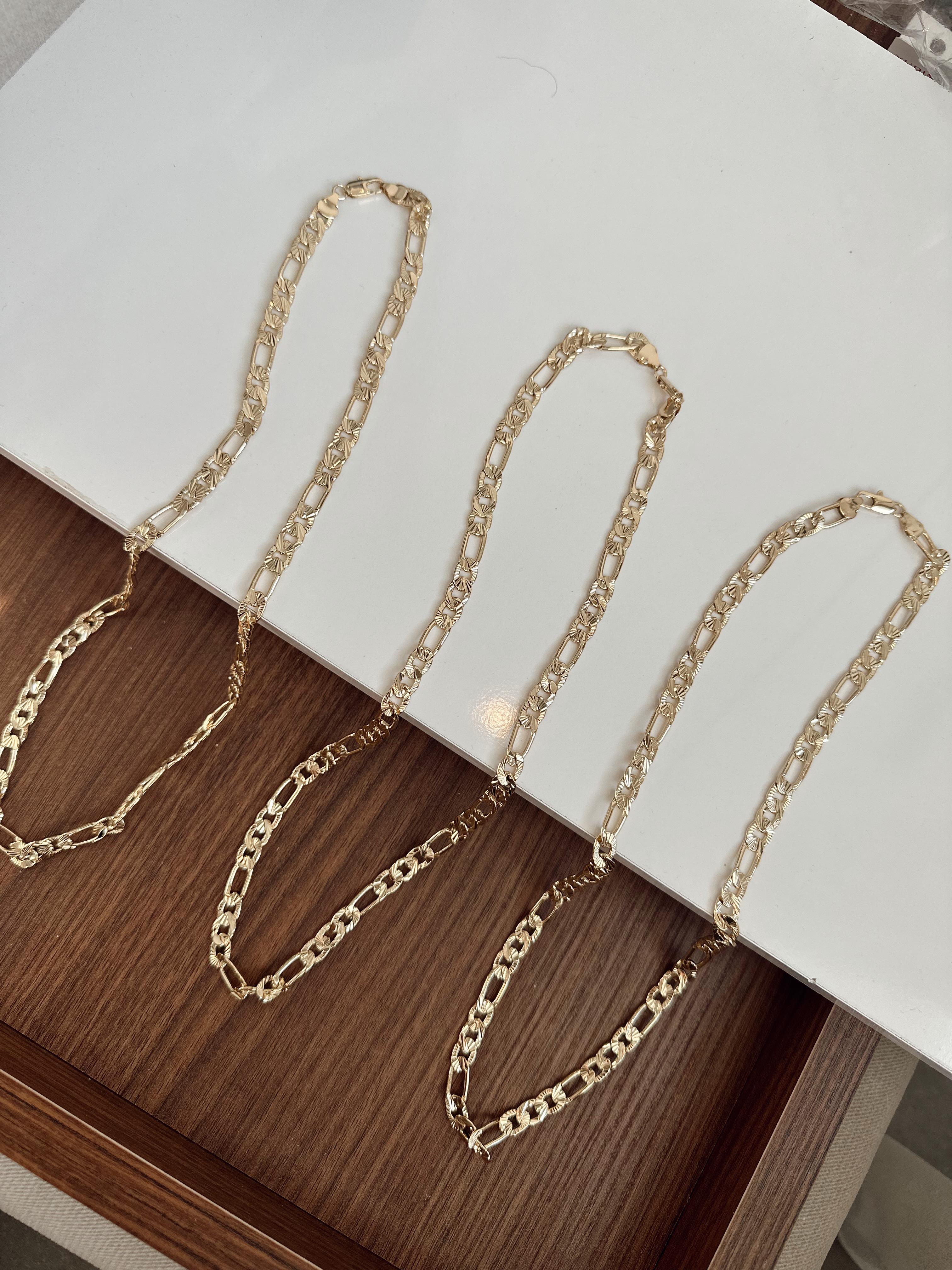 Çelik Gold Kolye 03