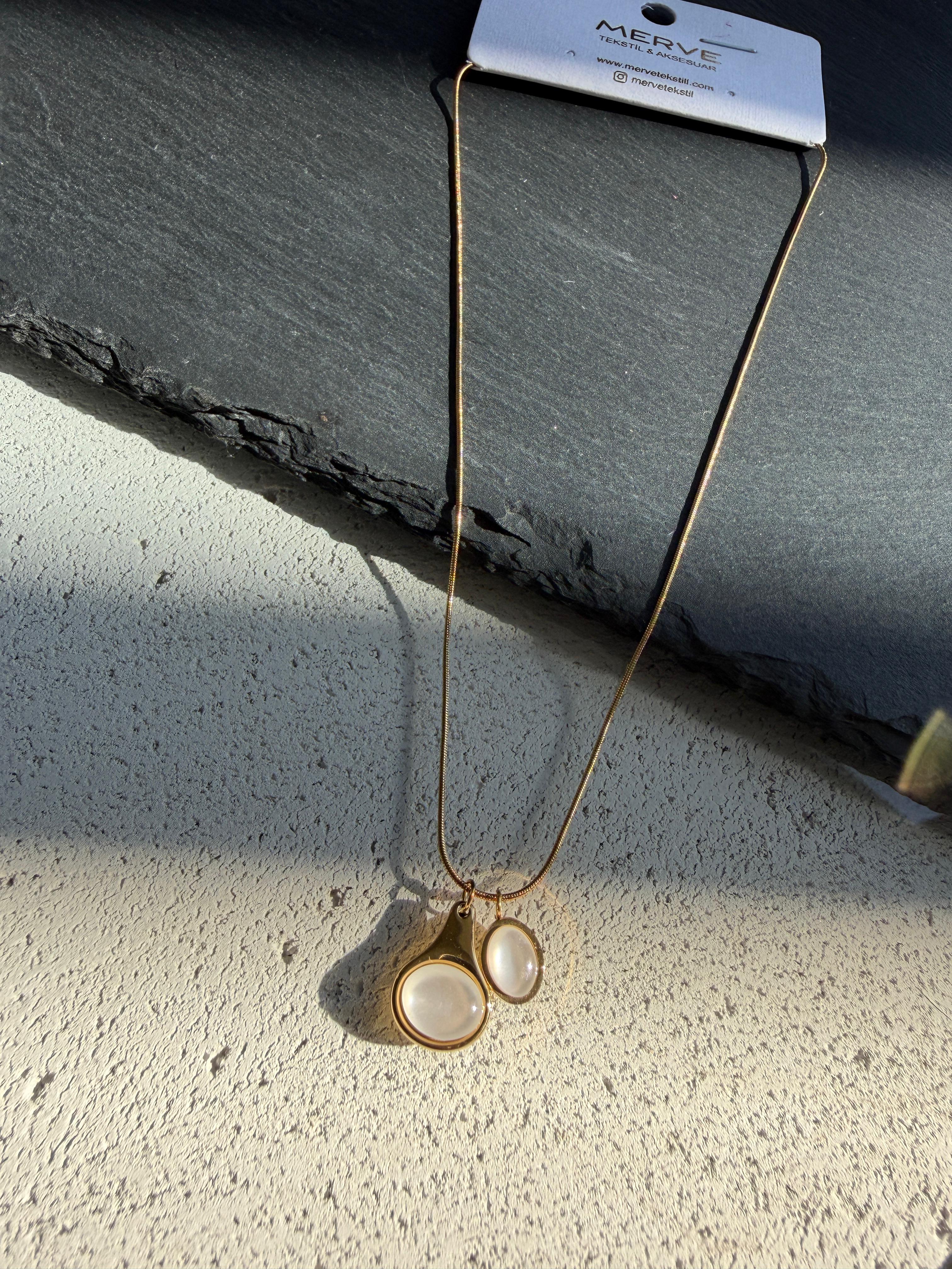 Çelik Gold Kolye 23