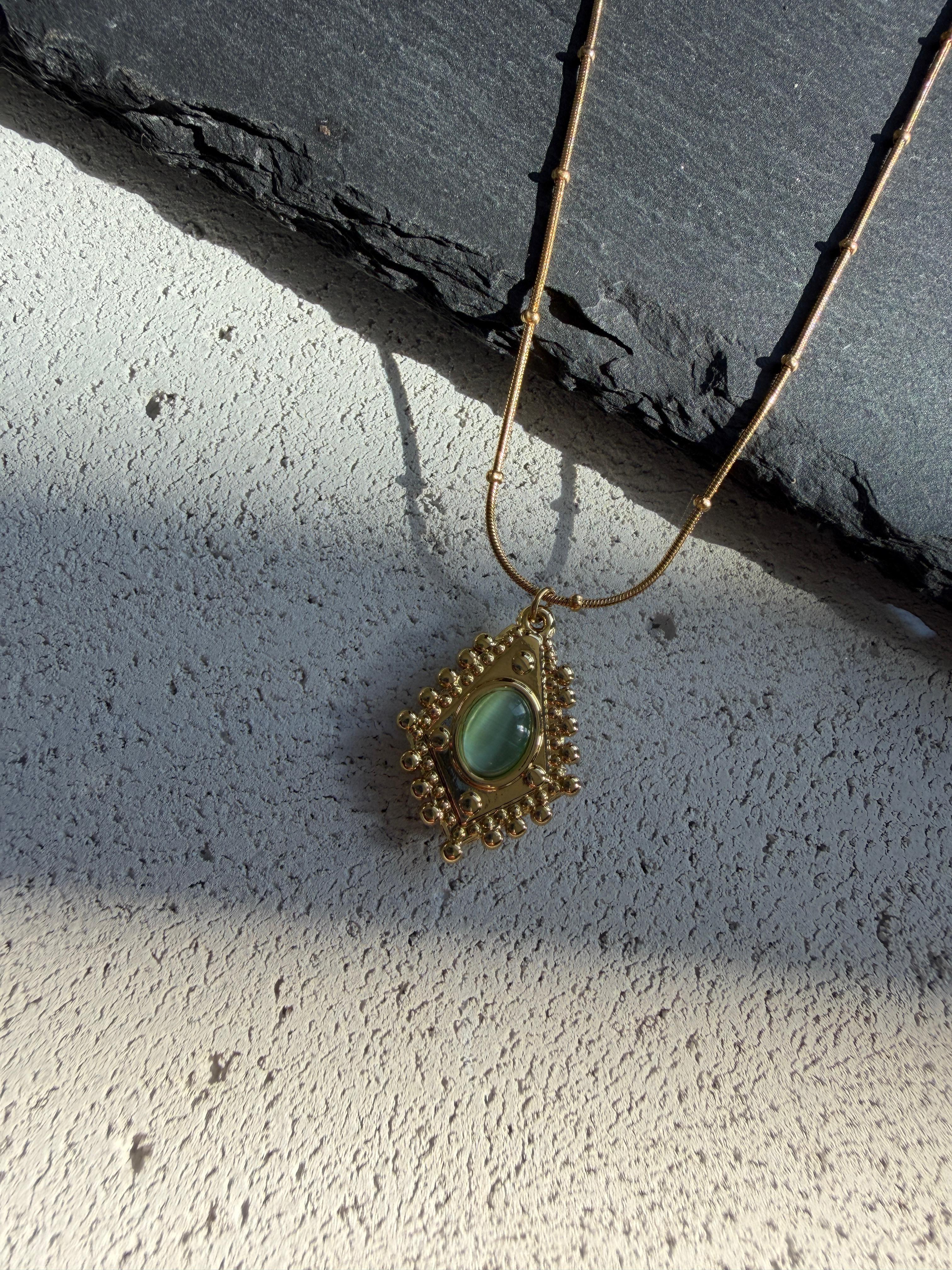 Çelik Gold Kolye 24