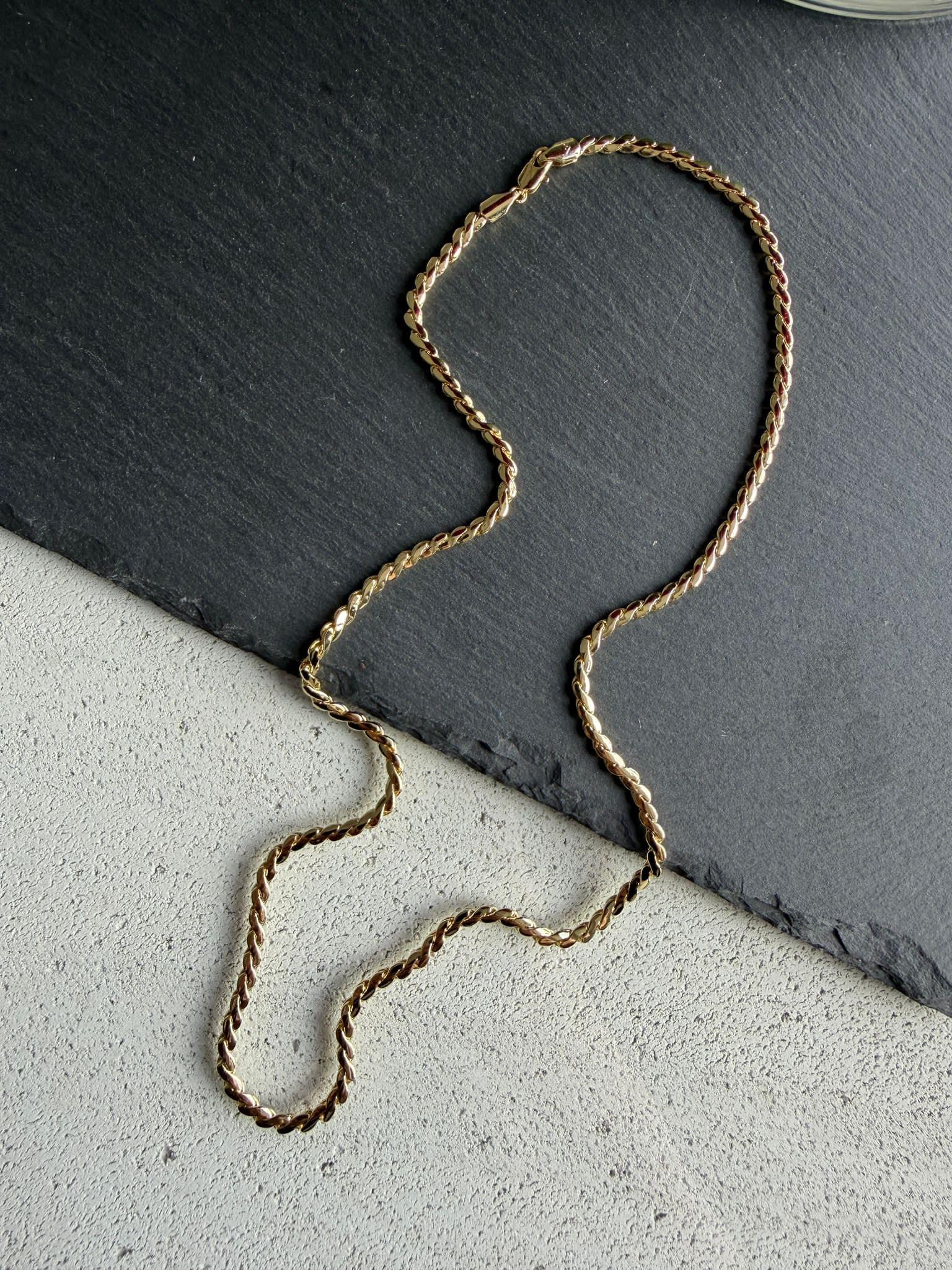 Çelik Gold Kolye 25
