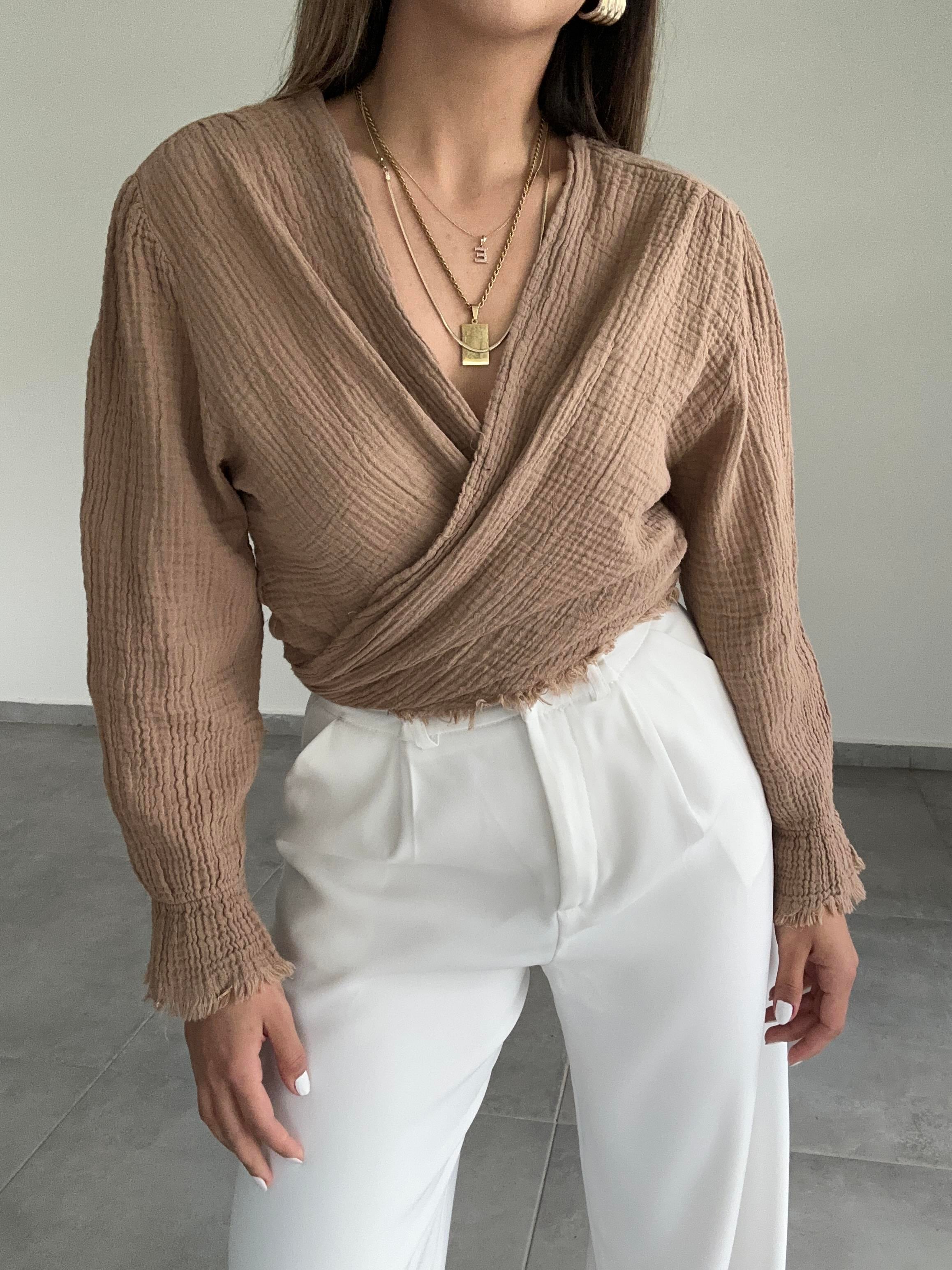 Efes Camel Bağlamalı Crop