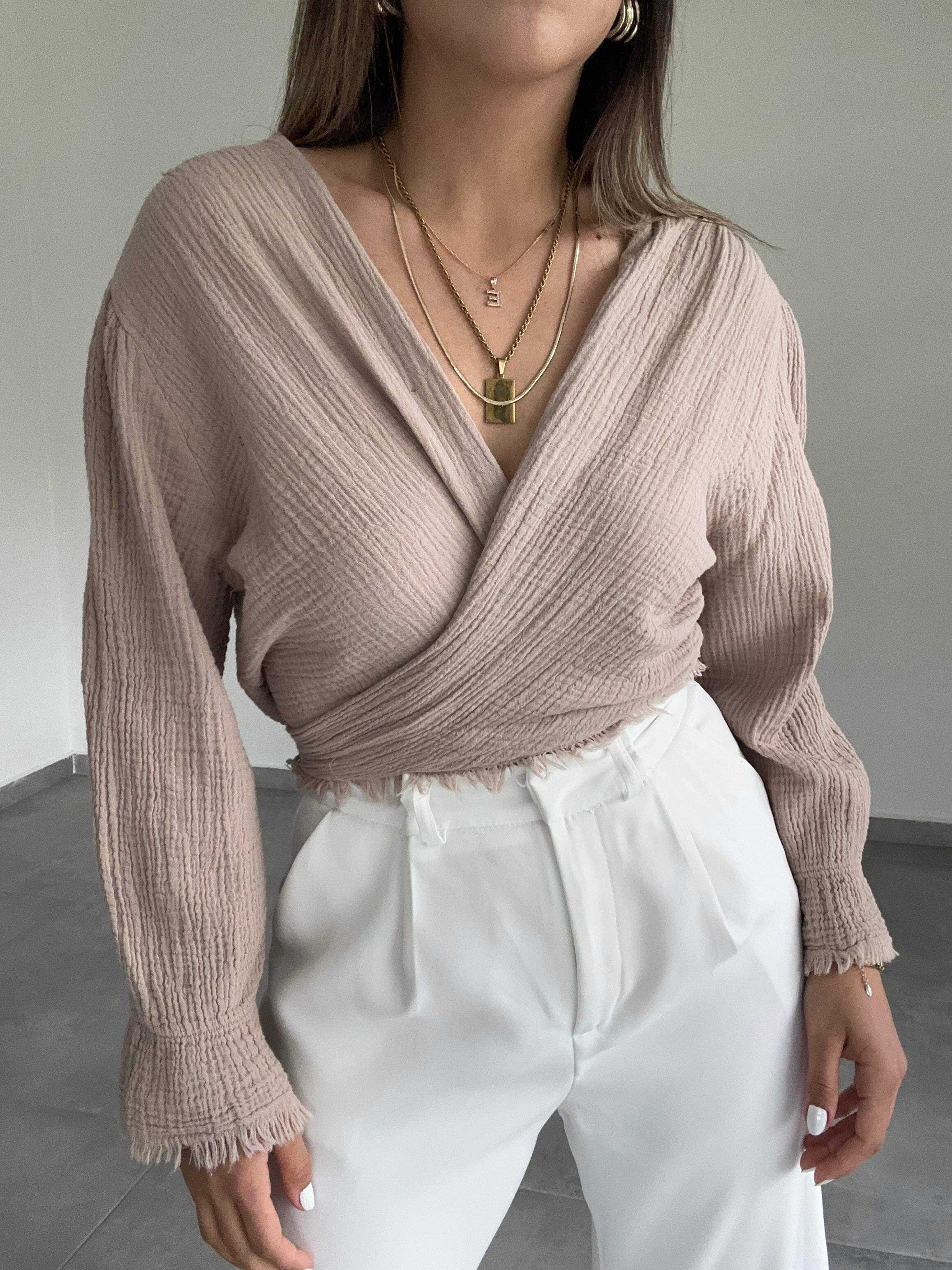 Efes Vizon Bağlamalı Crop