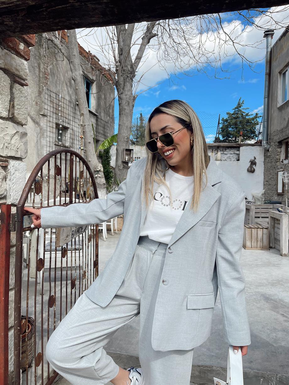 Ekru Cool Tişört