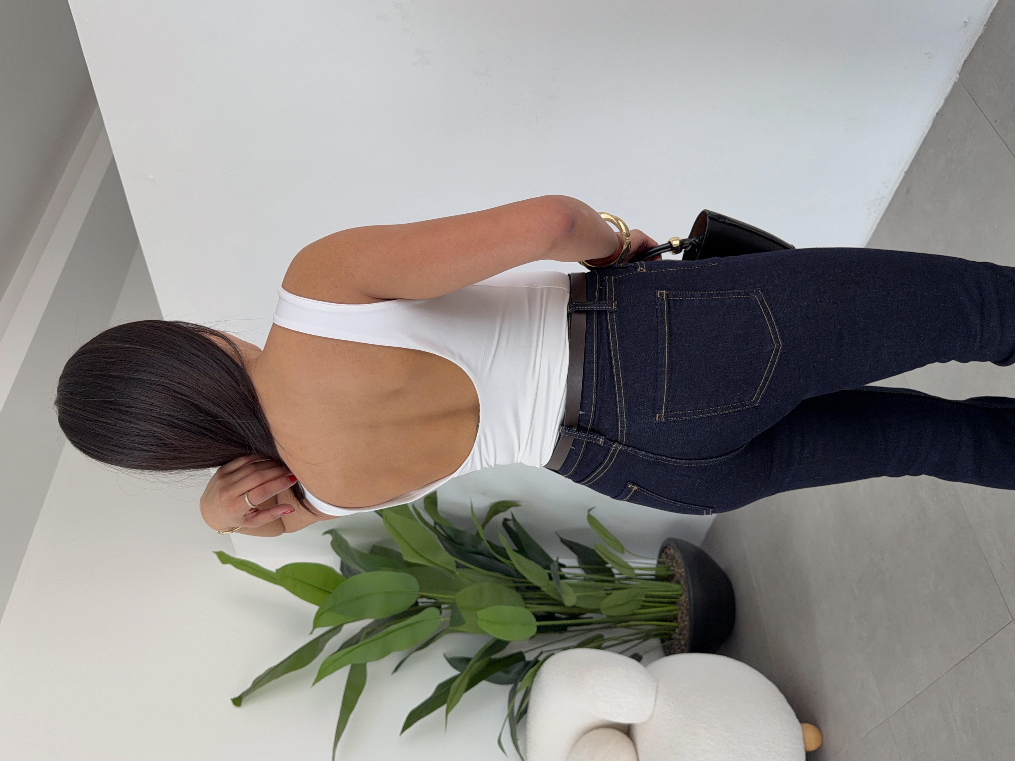 Ekru Zıbınlı Body