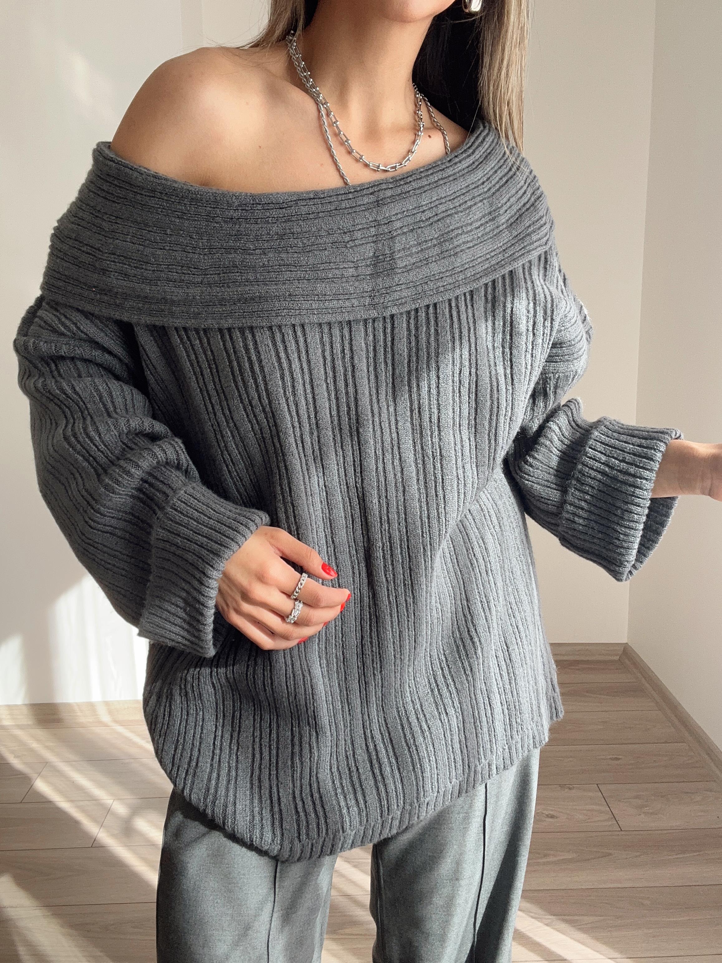 Füme Degaje Yaka Fitilli Kazak