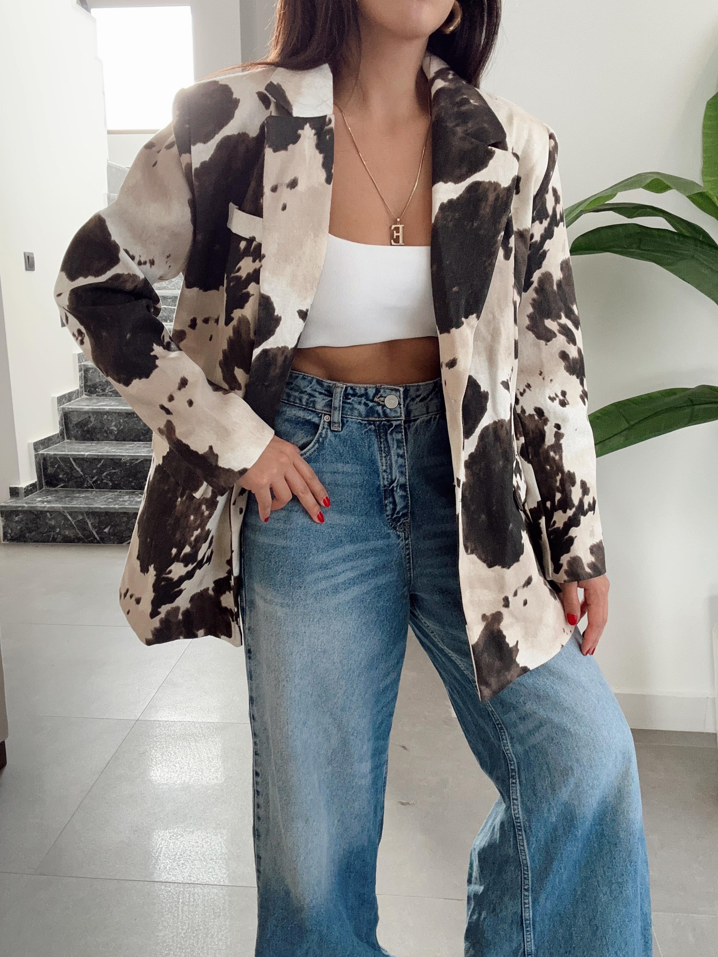 Gabardin Oversize Ceket