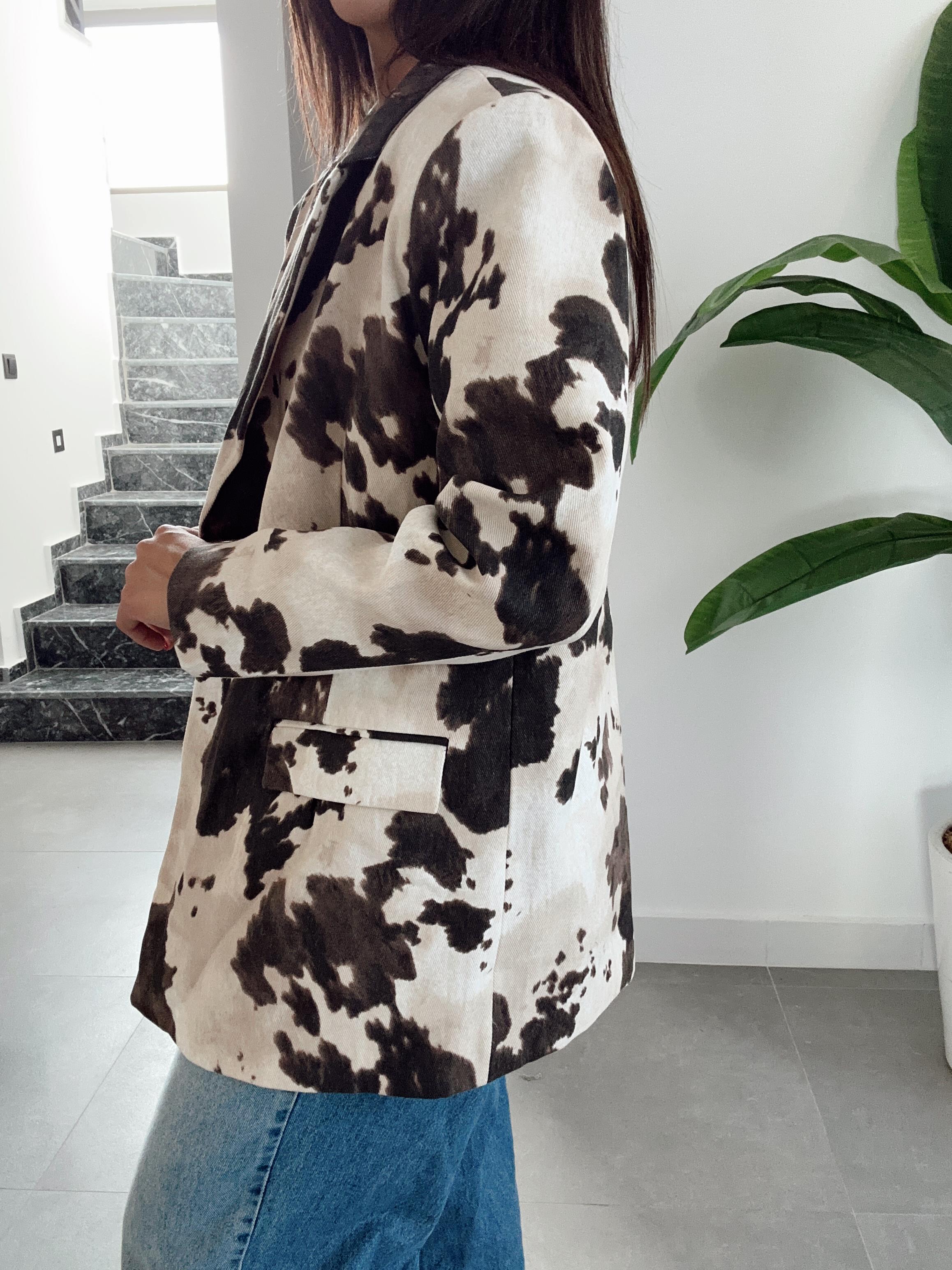 Gabardin Oversize Ceket