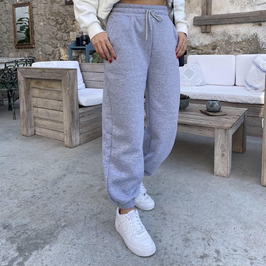 Gri Jogger Eşofman