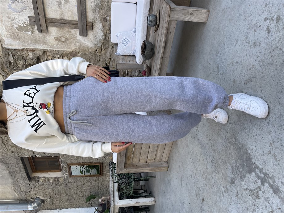 Gri Jogger Eşofman