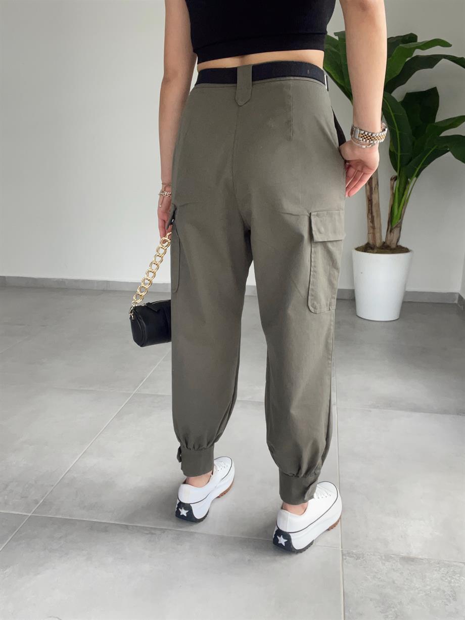 Haki Kargo Pantolon