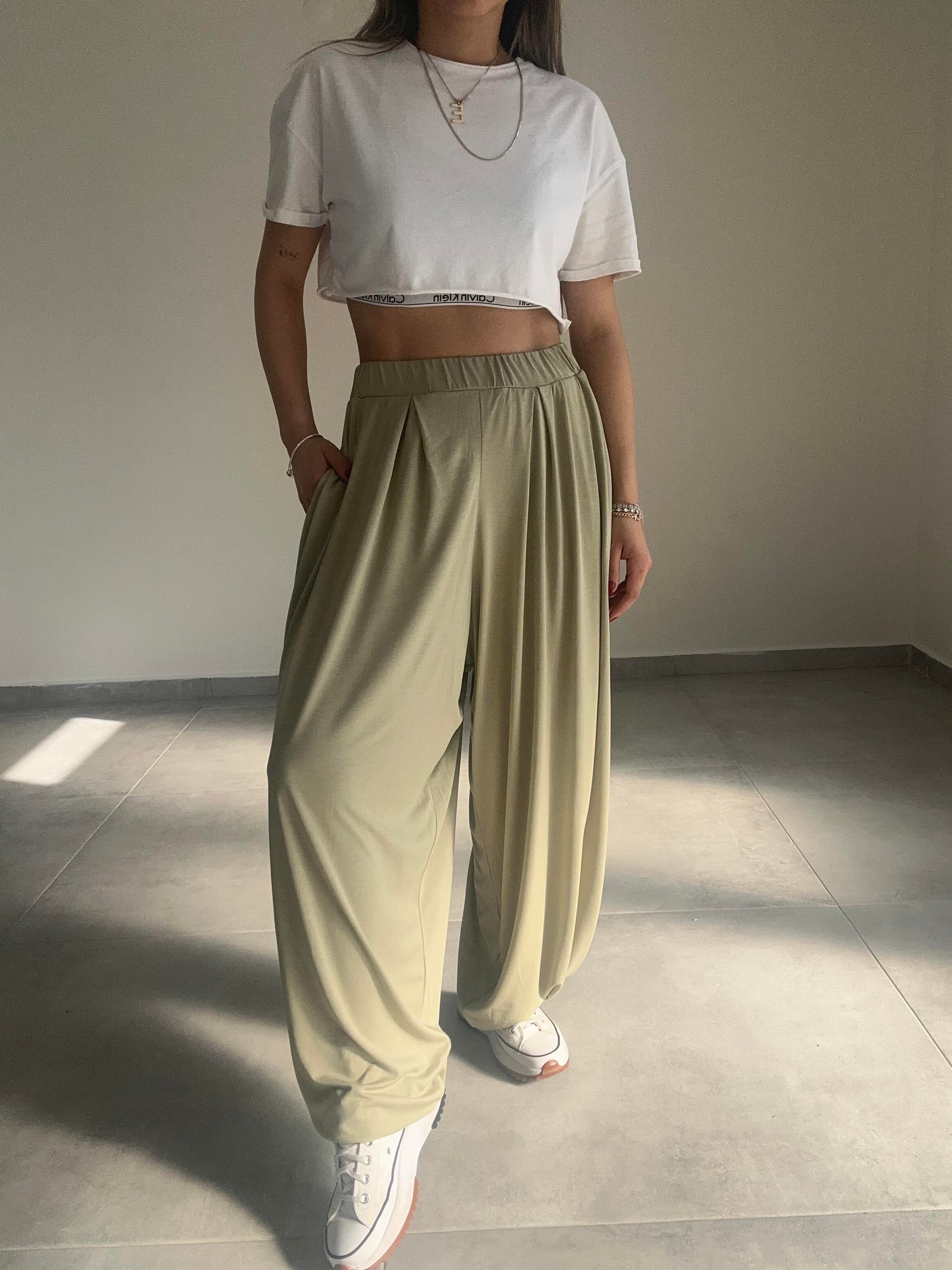 Haki Pike Tasarım Pantolon