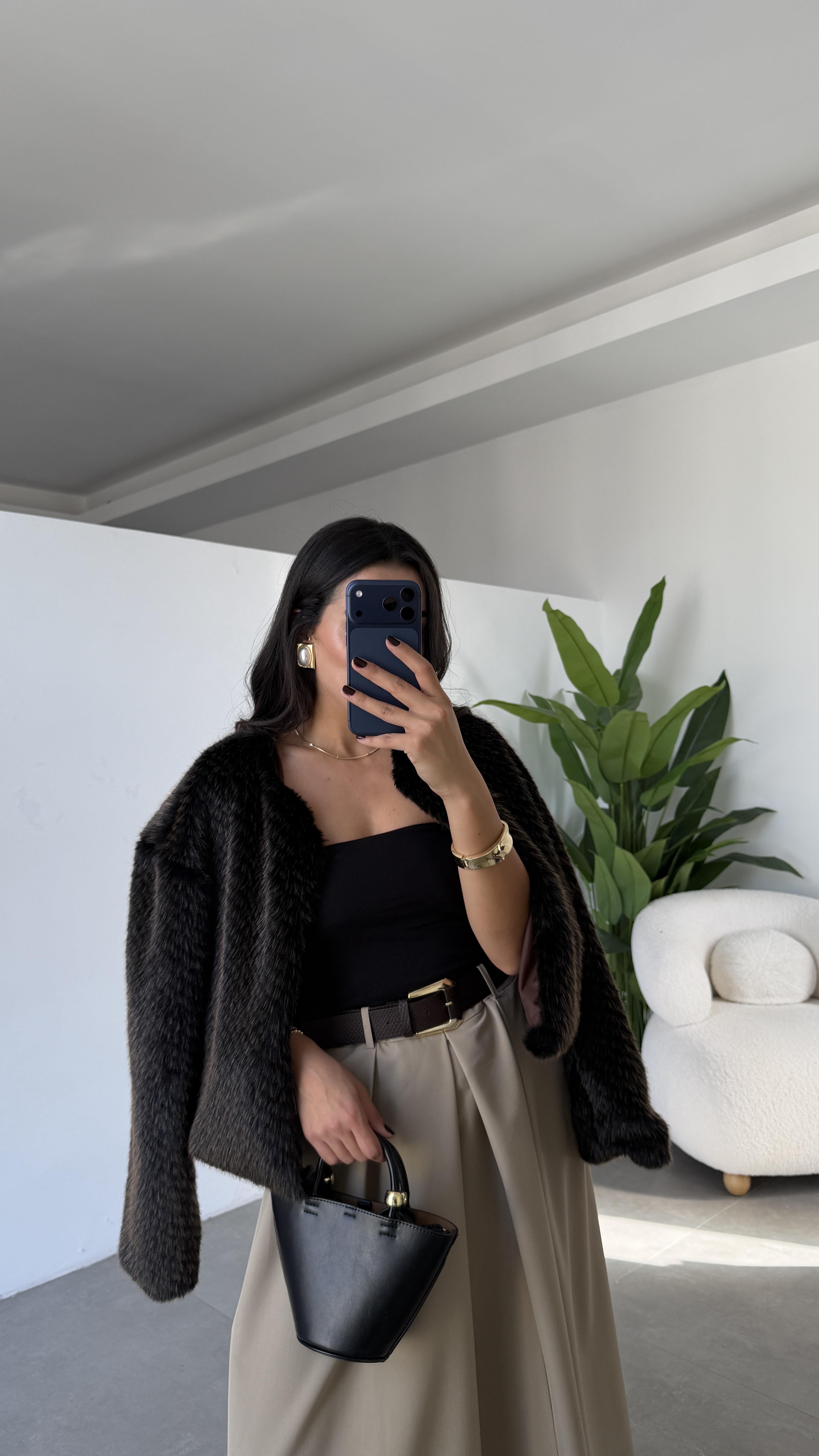 Hazel Acı Kahve Kürk