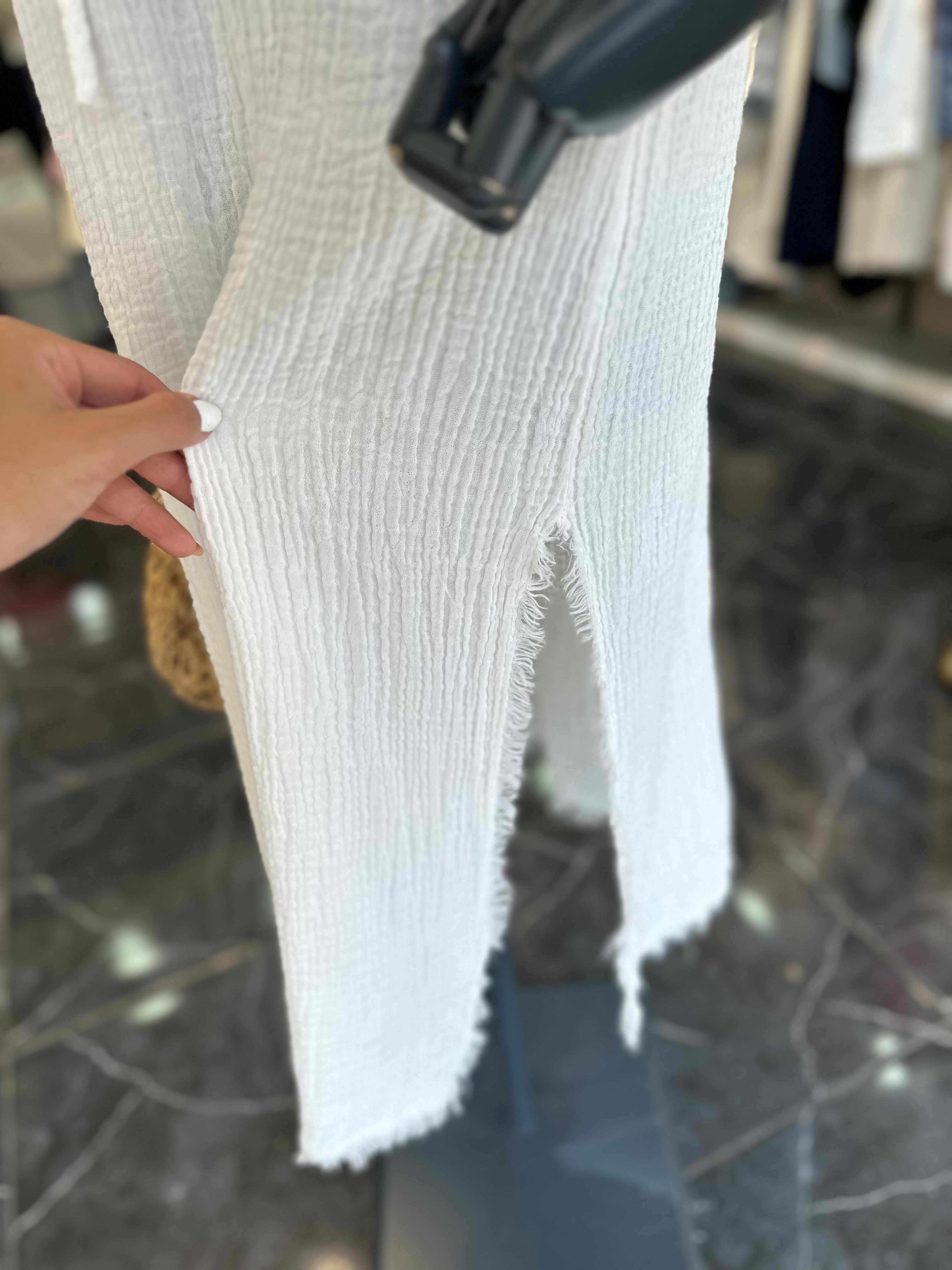 Helen Beyaz Müslin Elbise