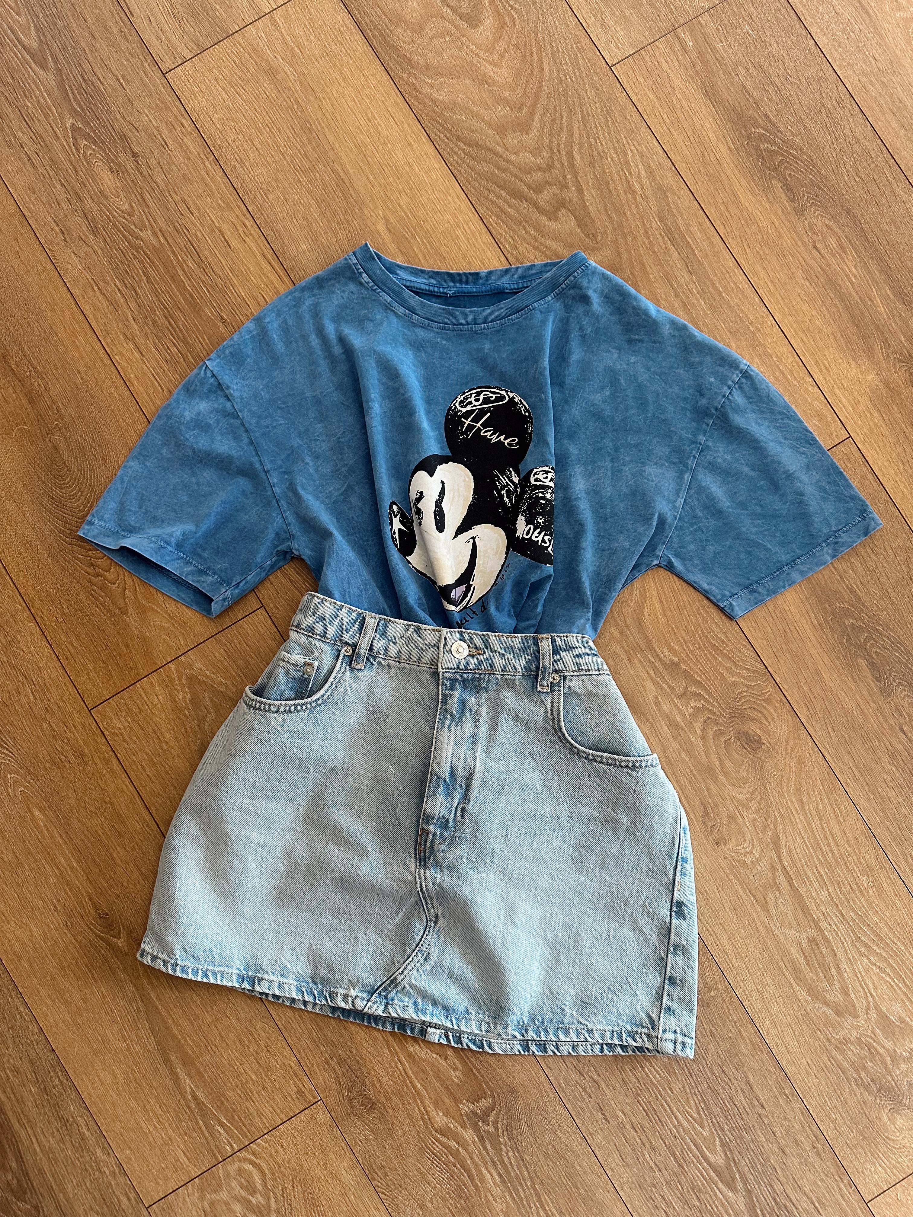 İndigo Mickey Tişört