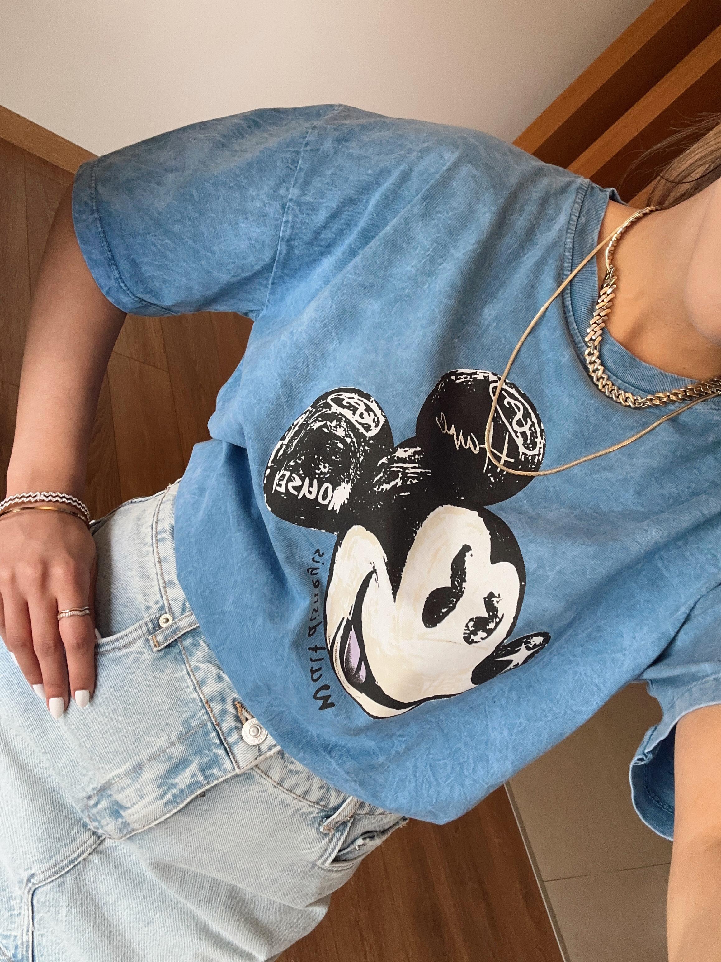 İndigo Mickey Tişört