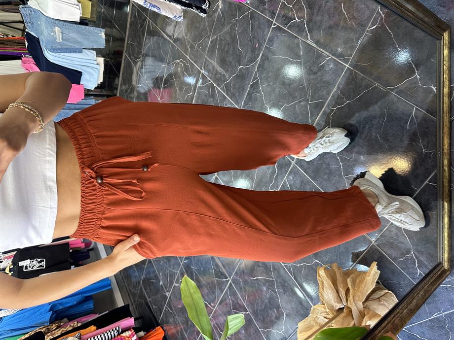 Jendy Kiremit Şalvar Pantolon