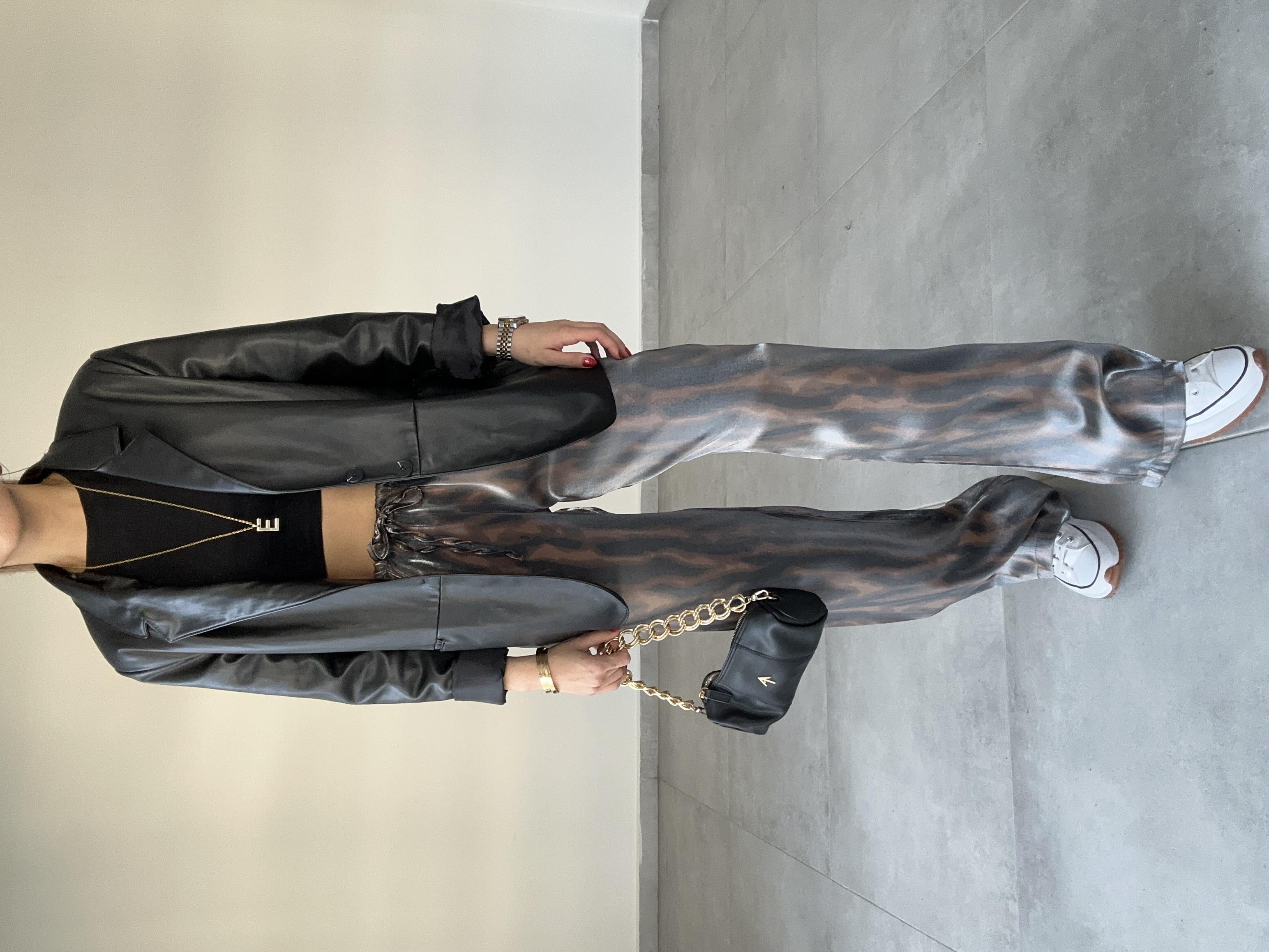 Kahve Desenli Pantolon