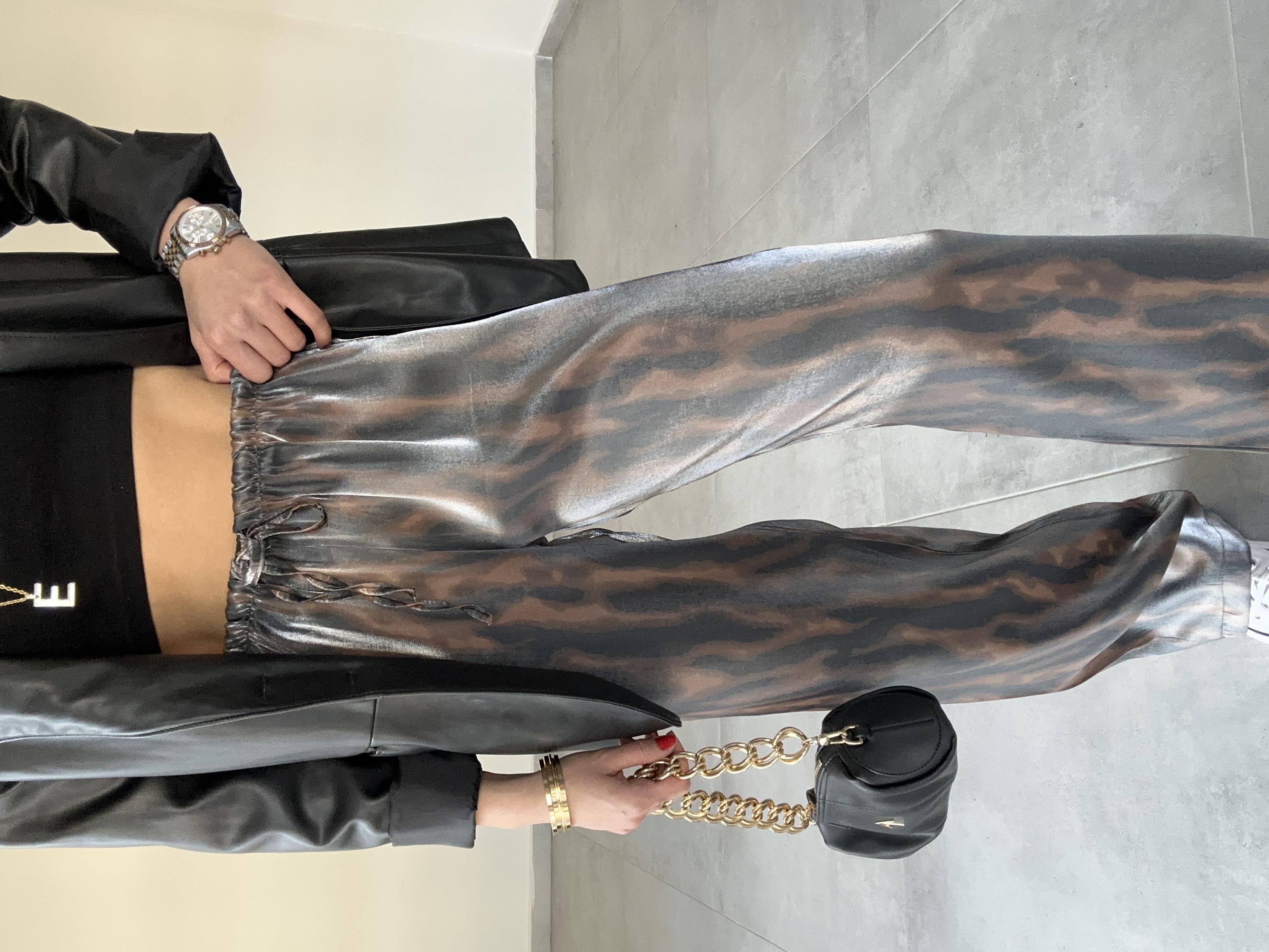 Kahve Desenli Pantolon