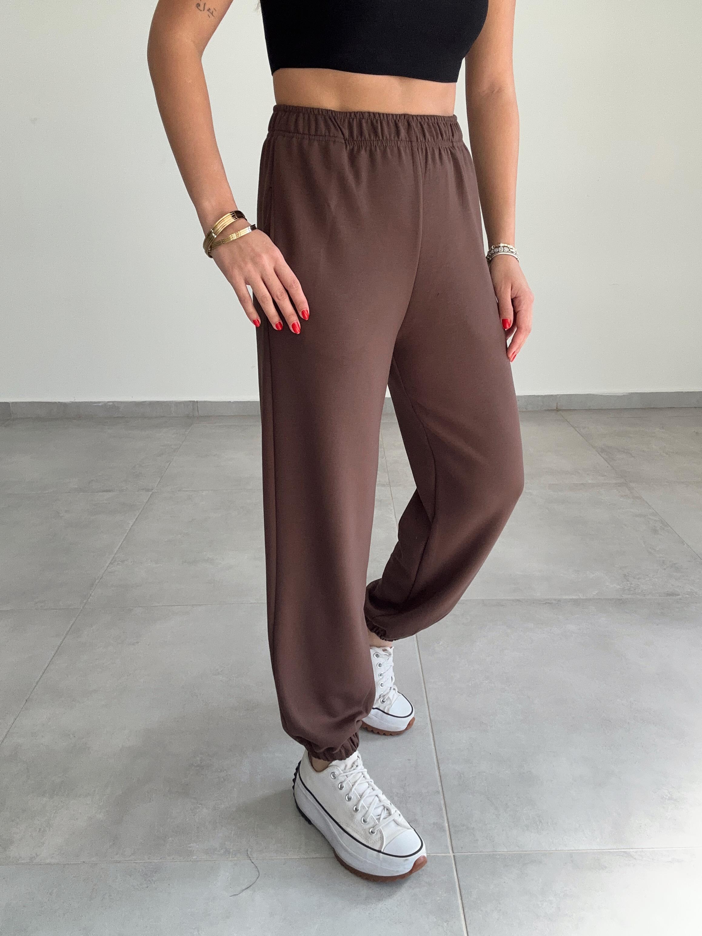 Kahve Oys Modal Kumaş Takım