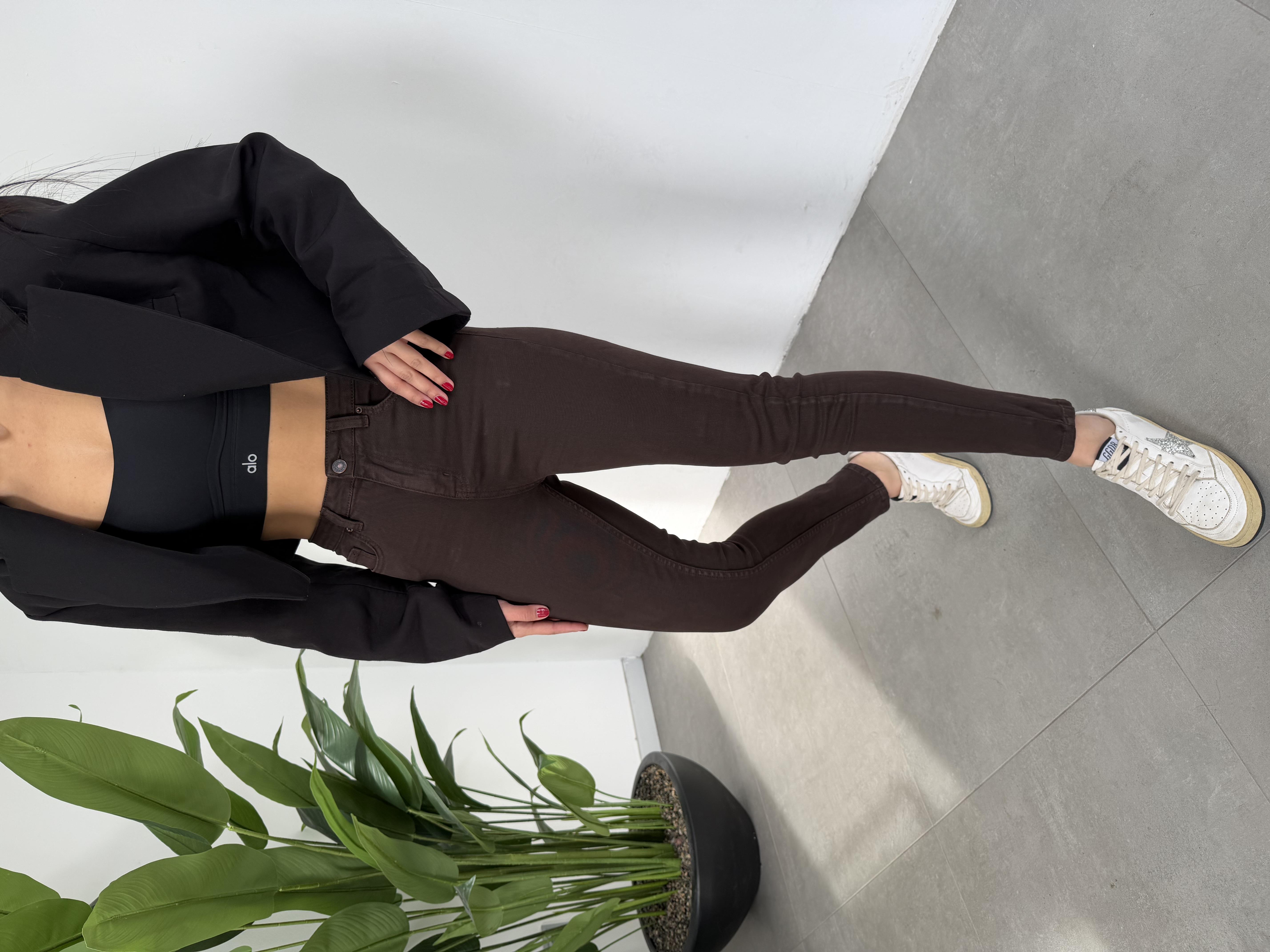 Kahve Skinny Jean