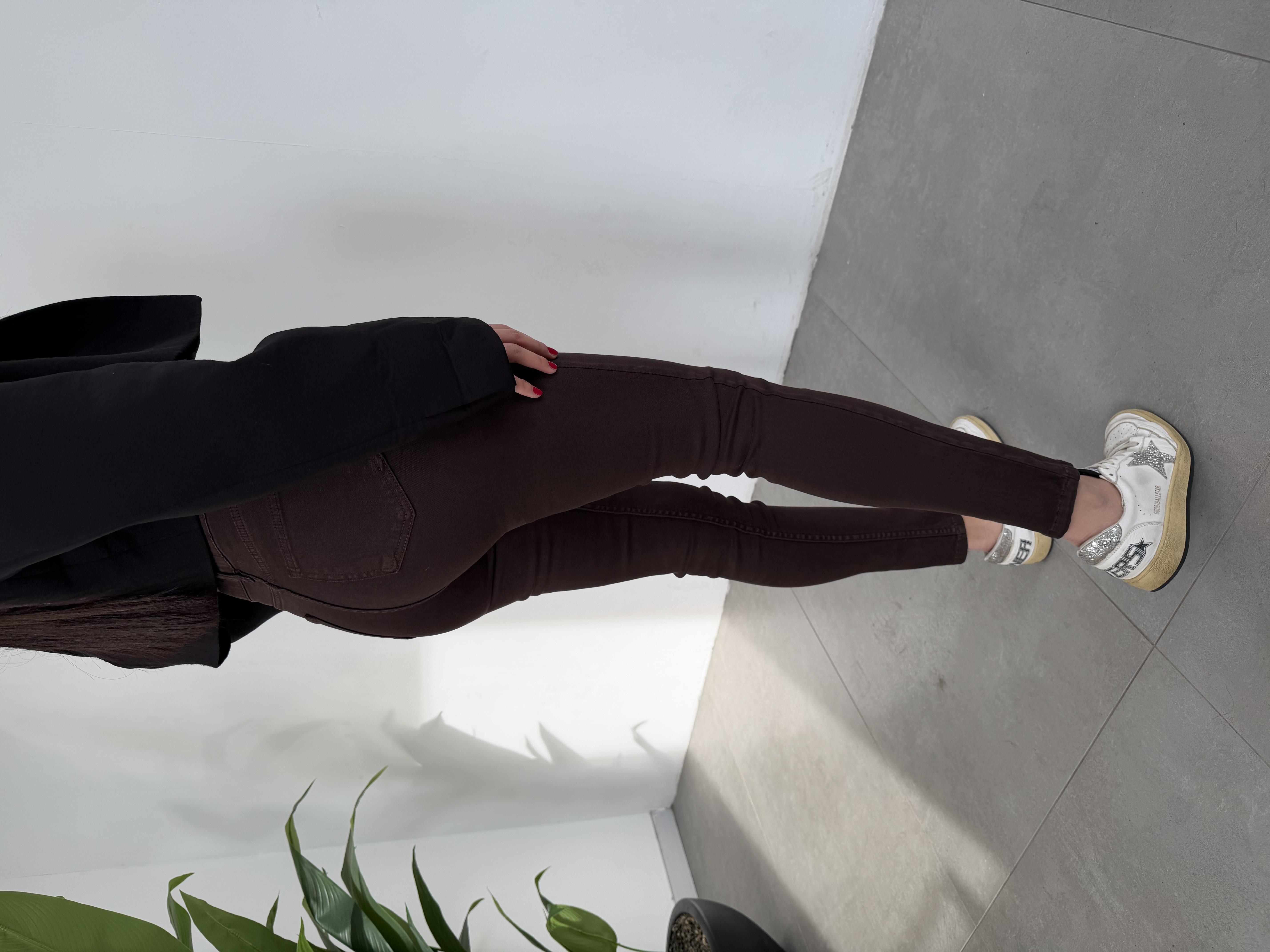 Kahve Skinny Jean