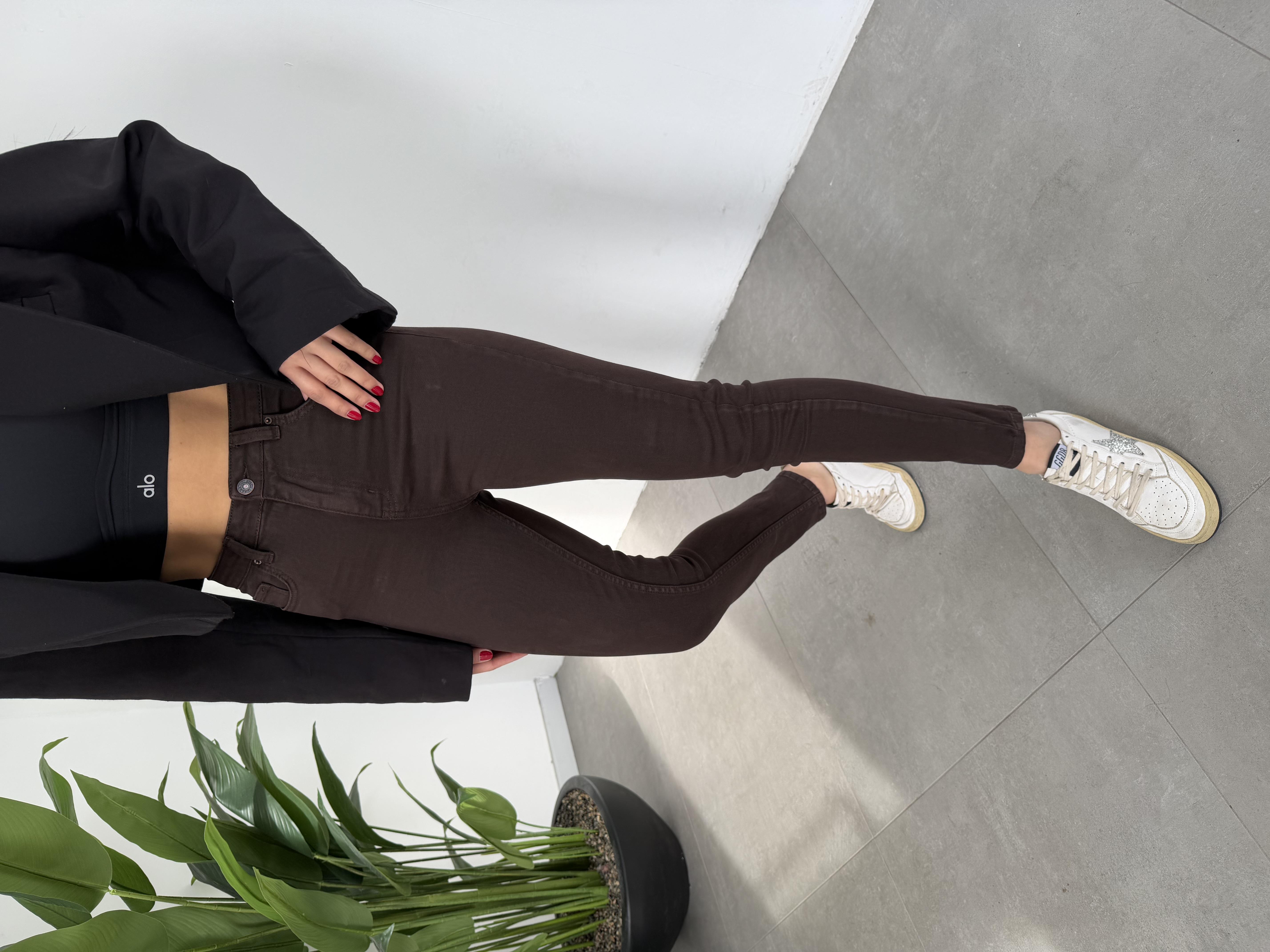Kahve Skinny Jean
