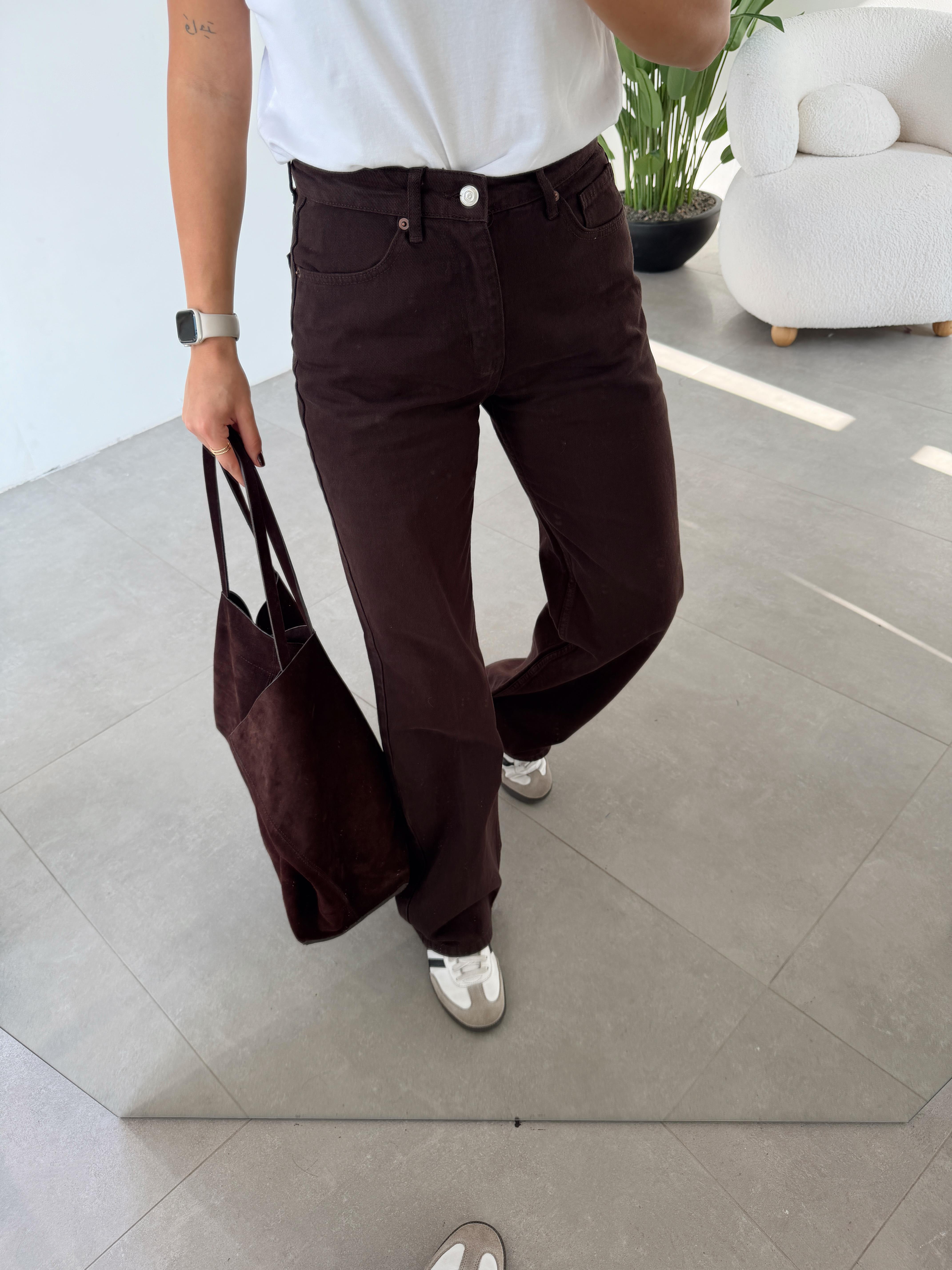 Kahve Straıght Jean