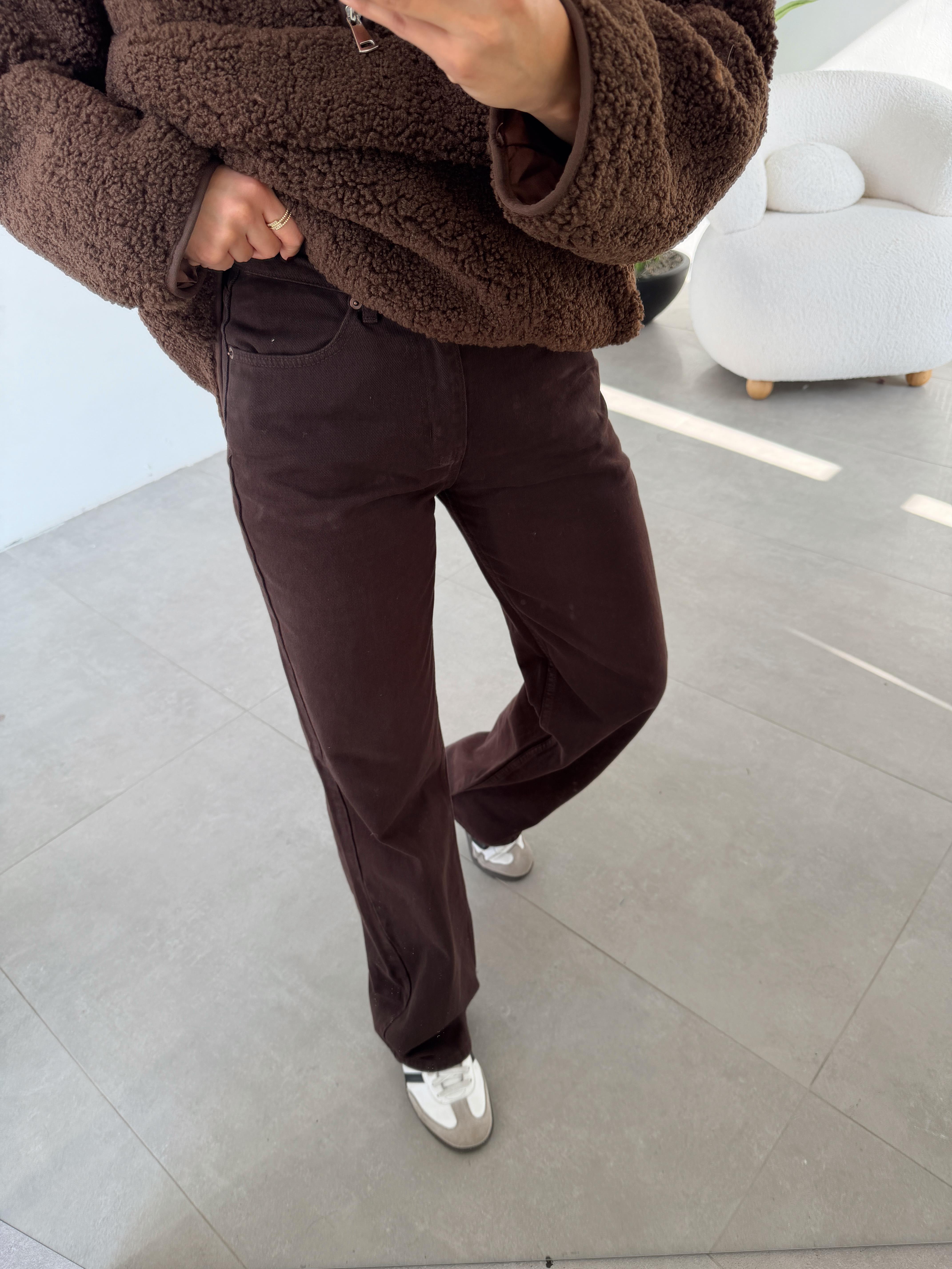 Kahve Straıght Jean