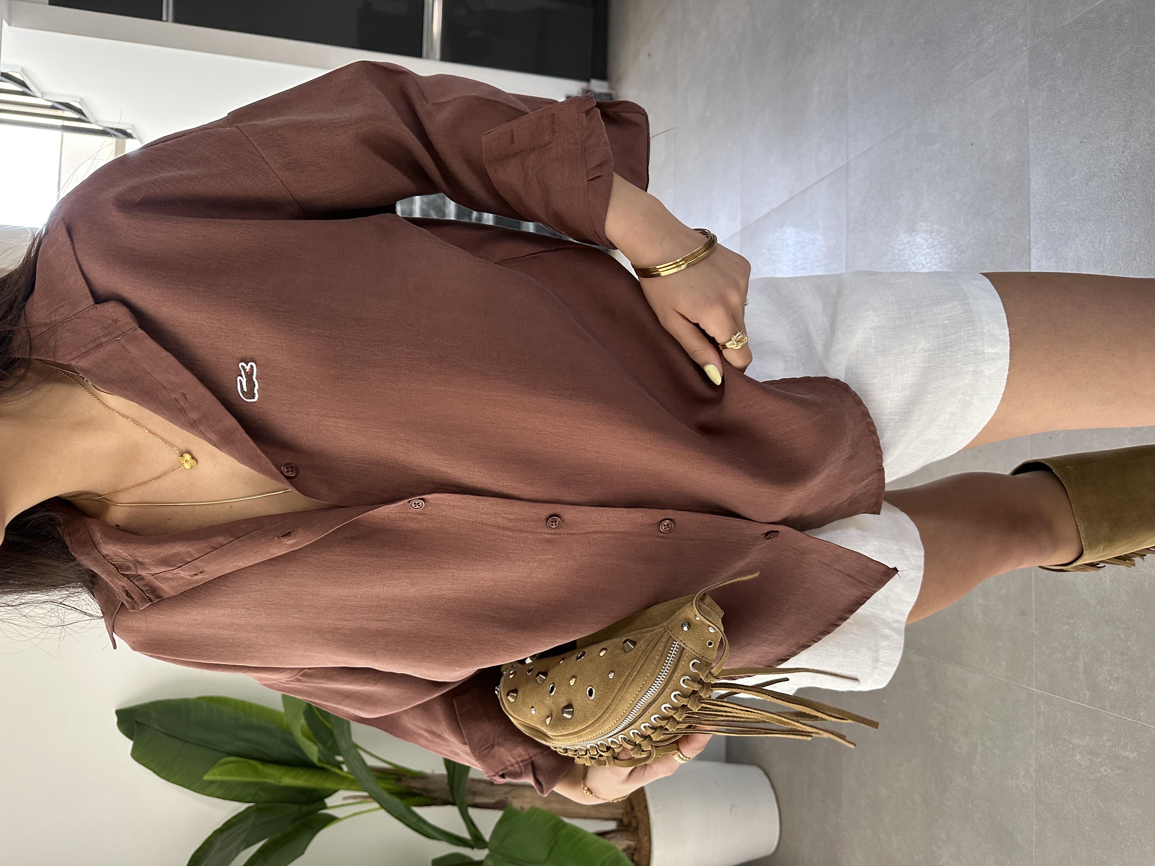 Kahve Tensel Gömlek