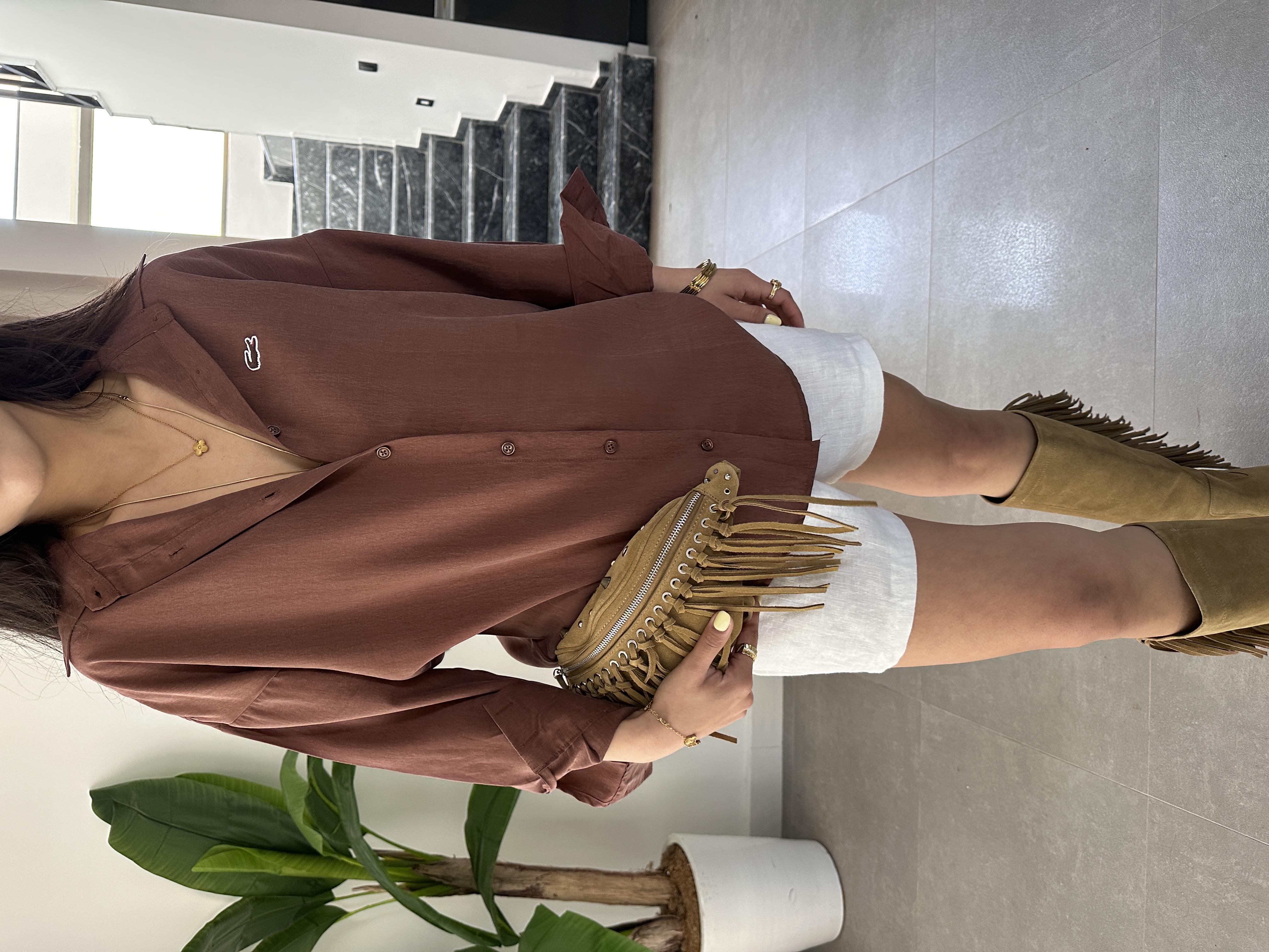 Kahve Tensel Gömlek