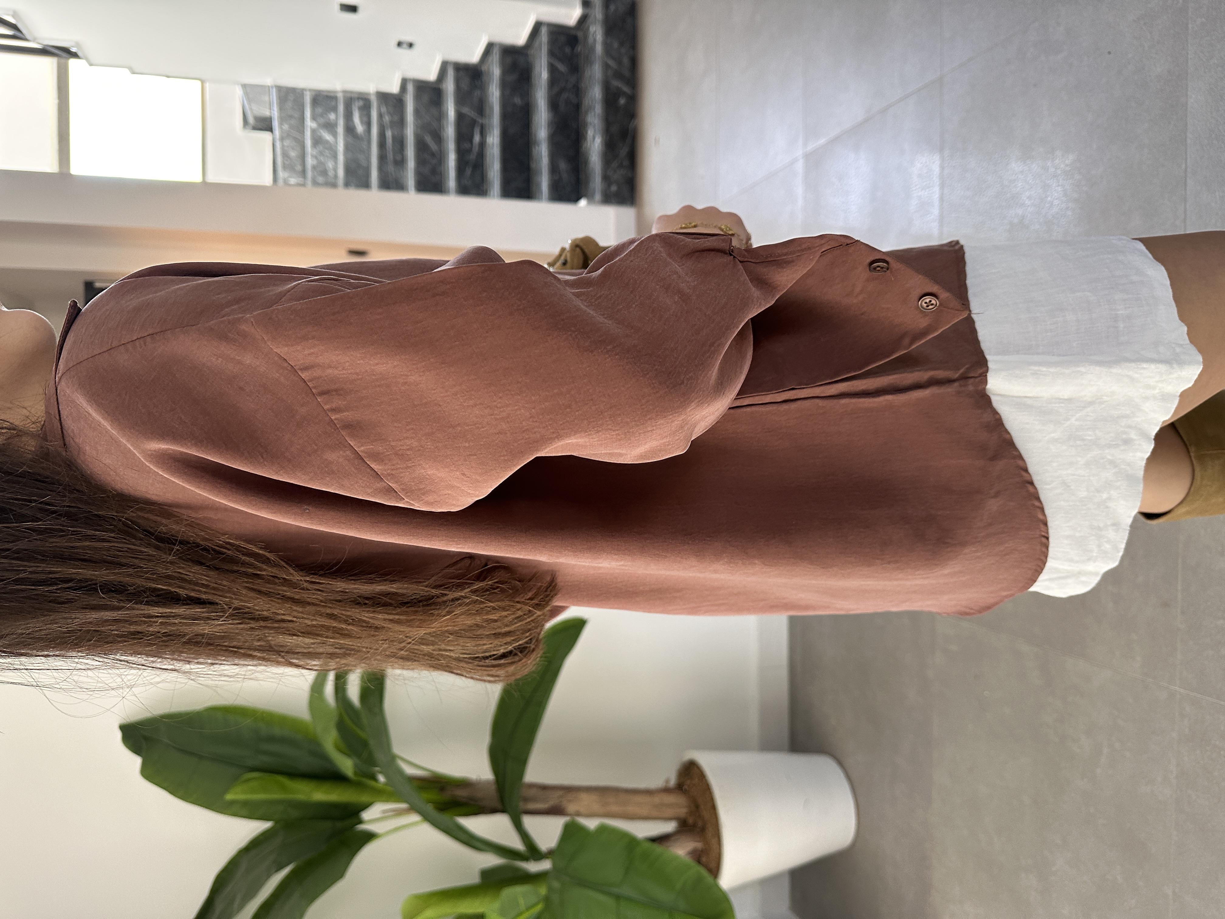 Kahve Tensel Gömlek