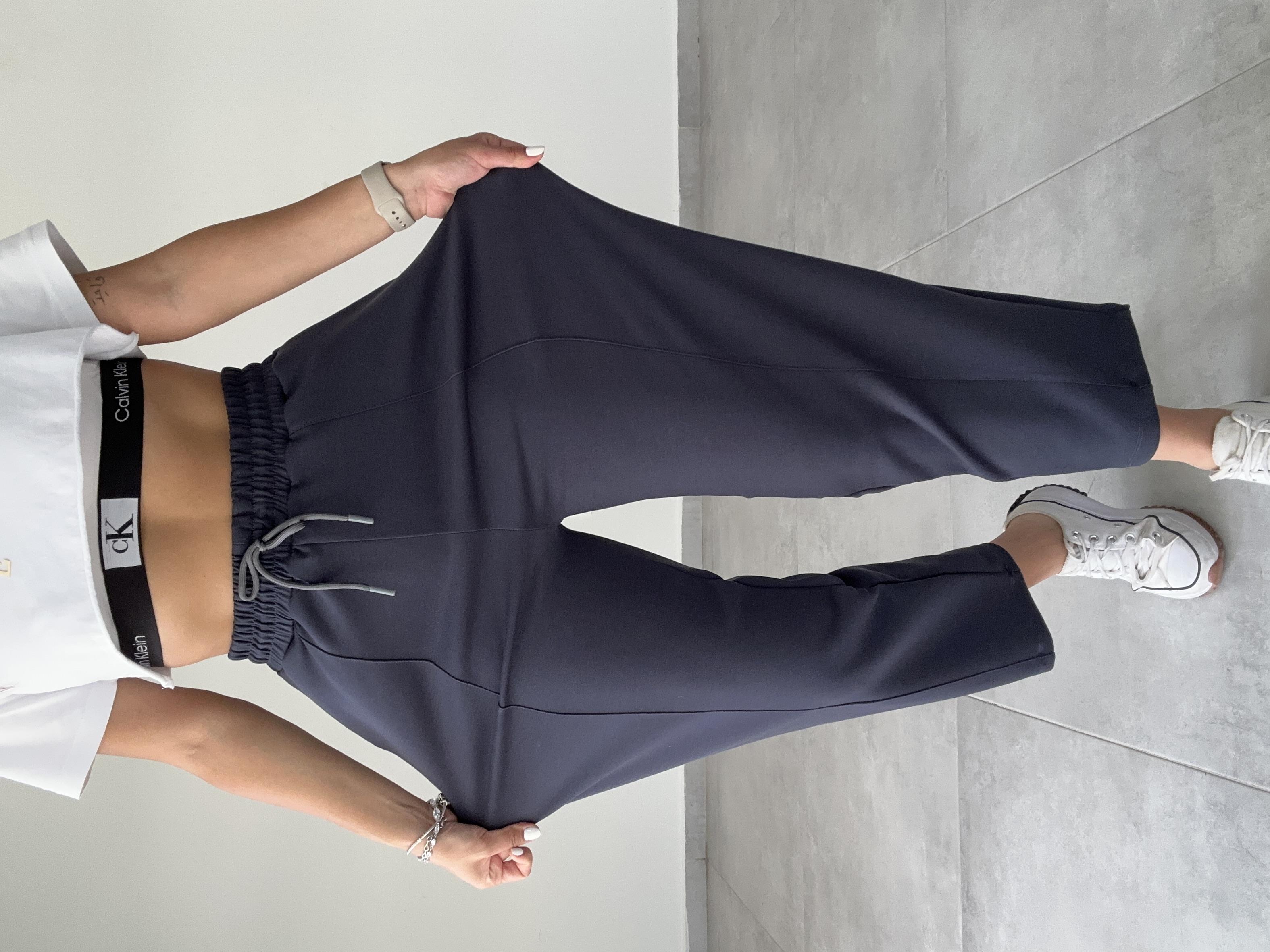 Kalila Antrasit Modal Çimalı Balon Pantolon