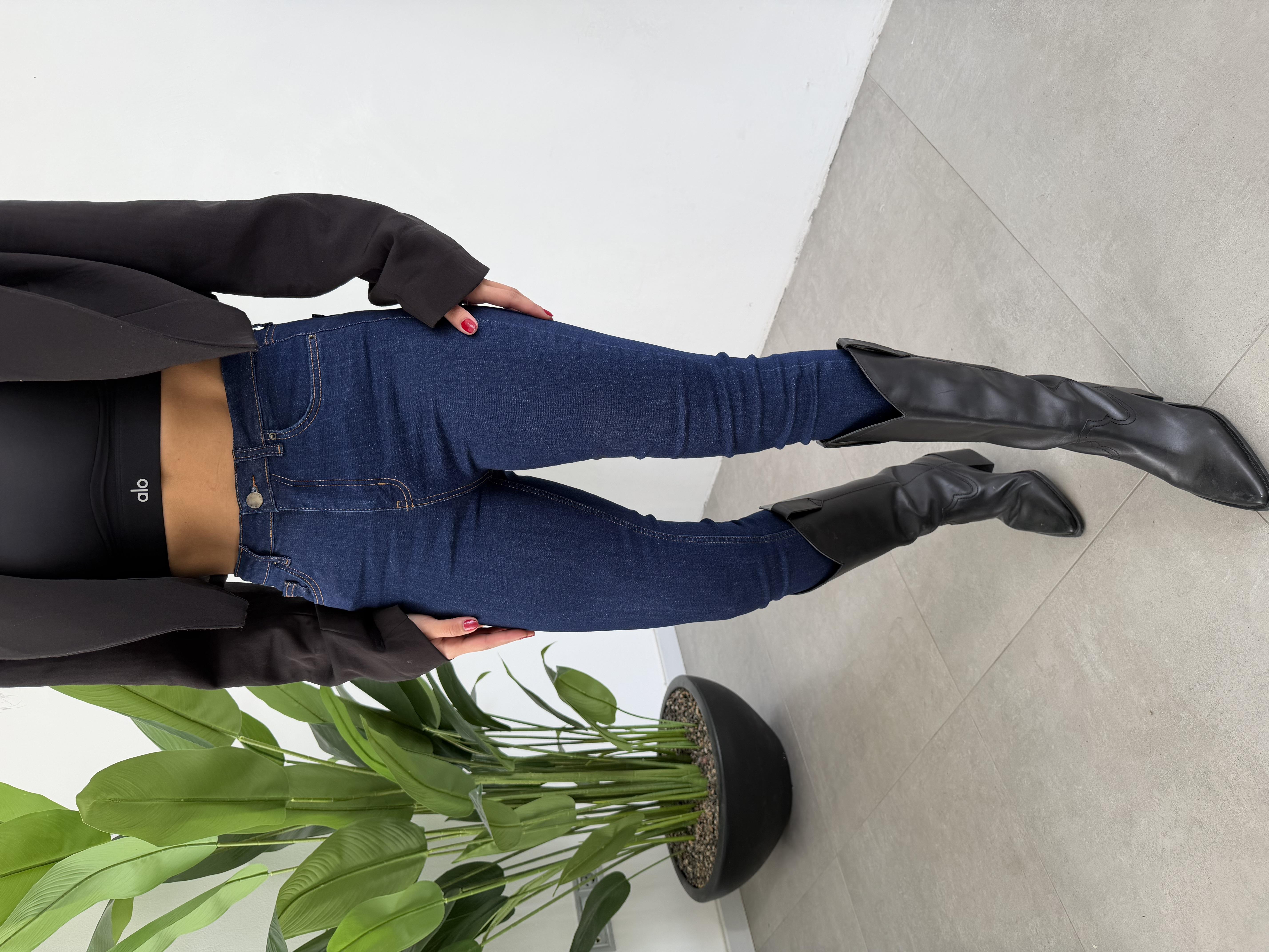 Lacivert Skinny Jean