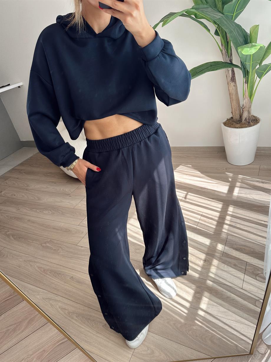 Lacivert Sweat Takım