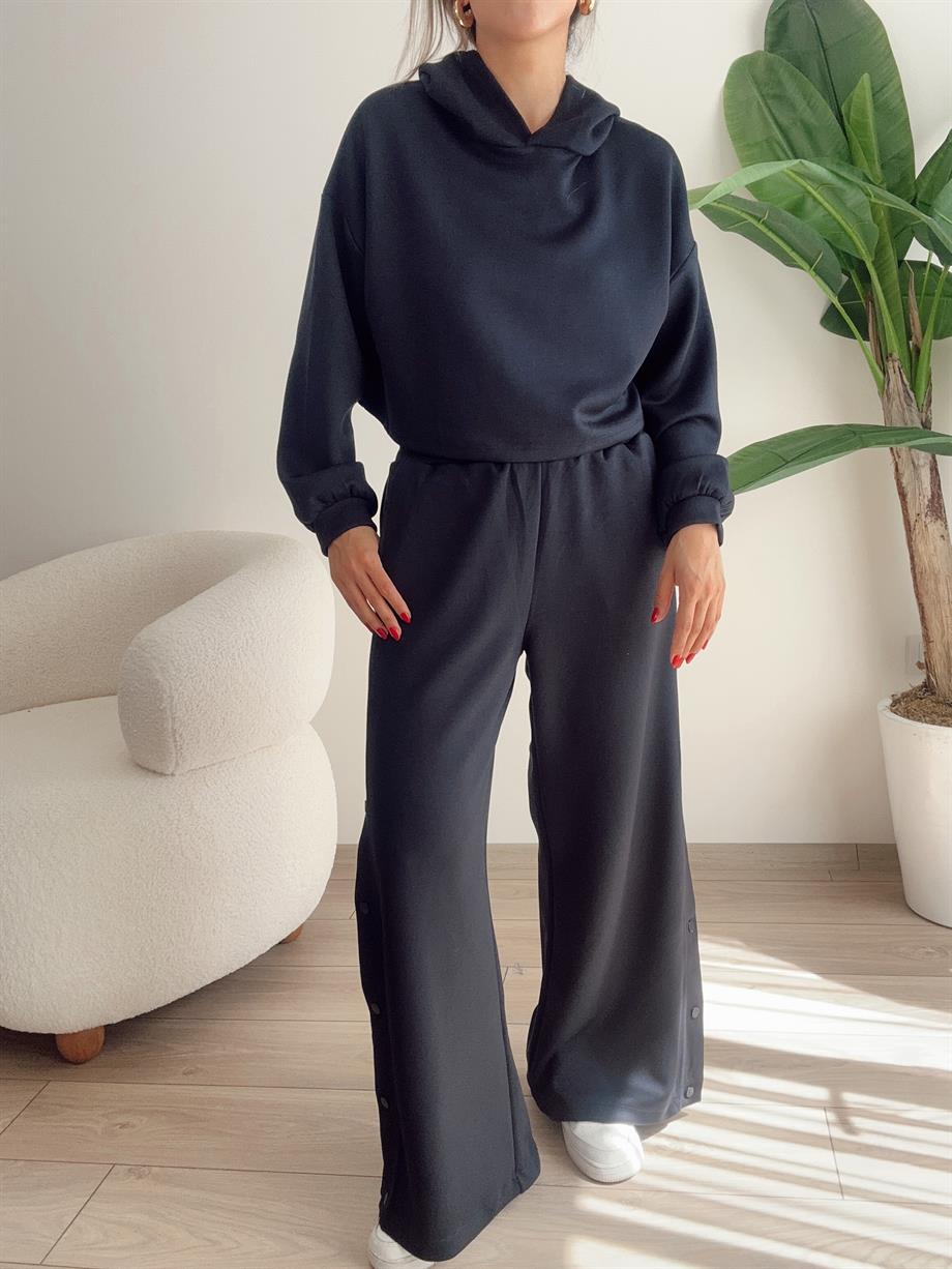 Lacivert Sweat Takım