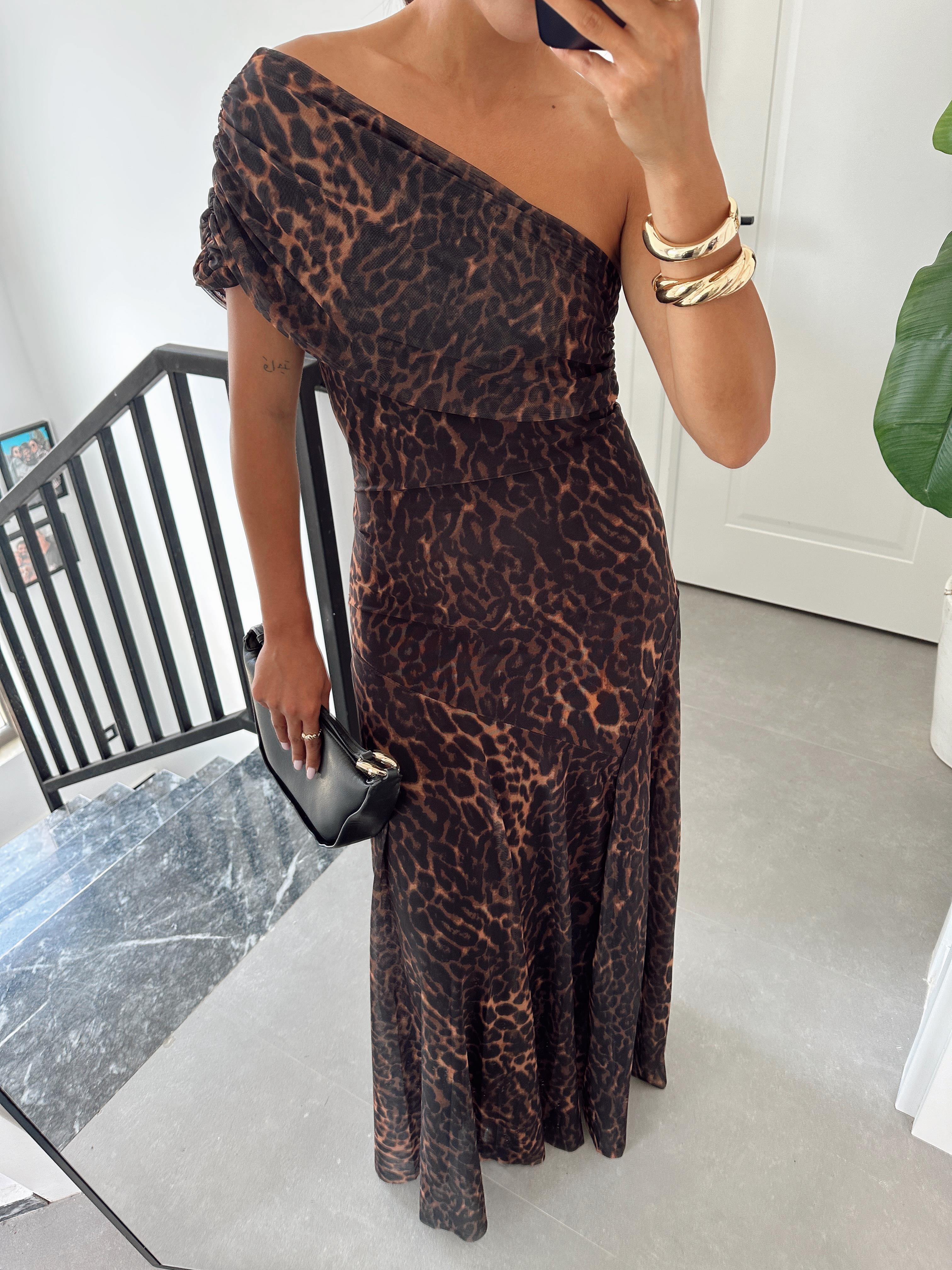 Leopar Frezya Elbise