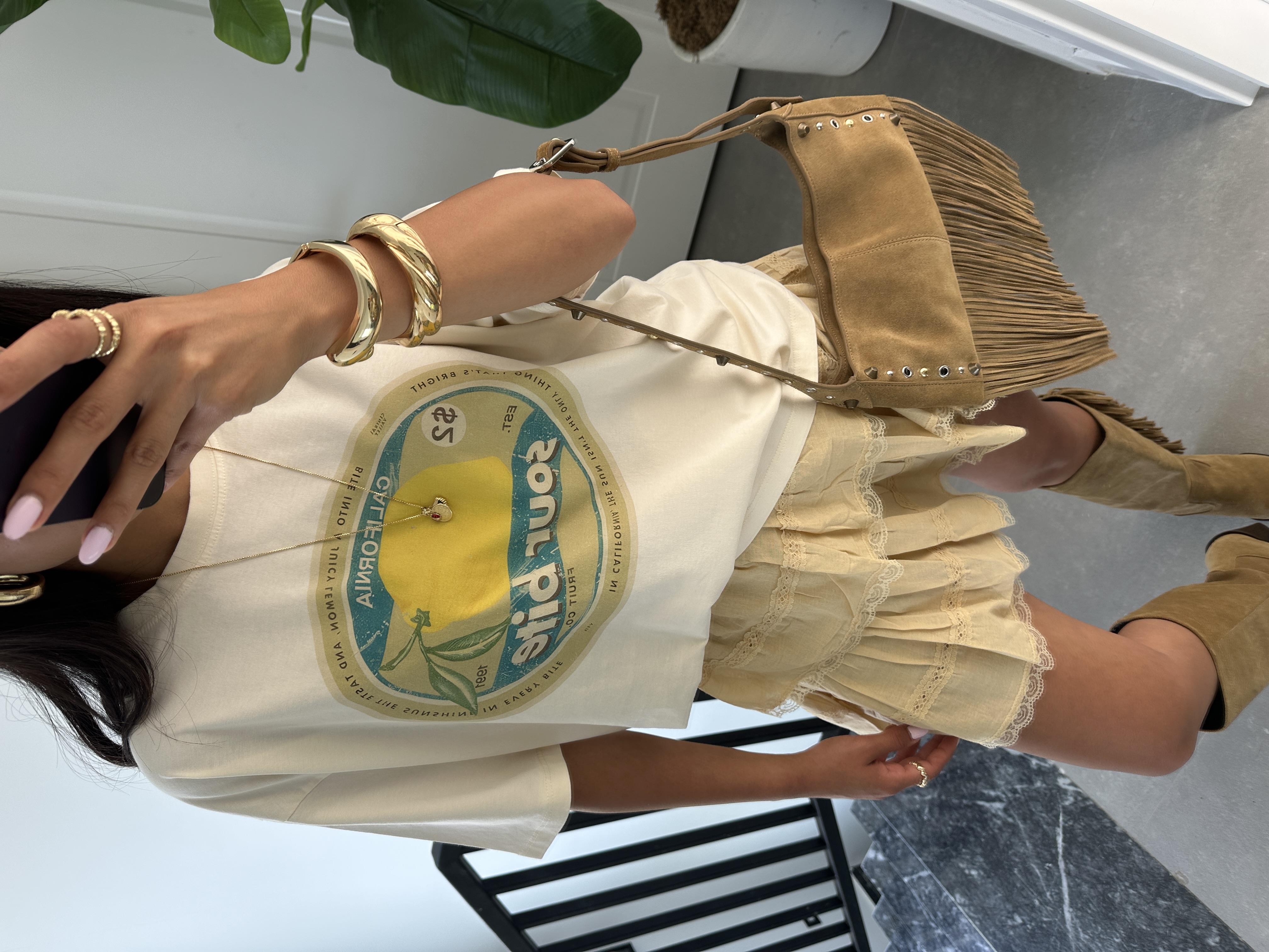 Limon Baskılı Tshirt