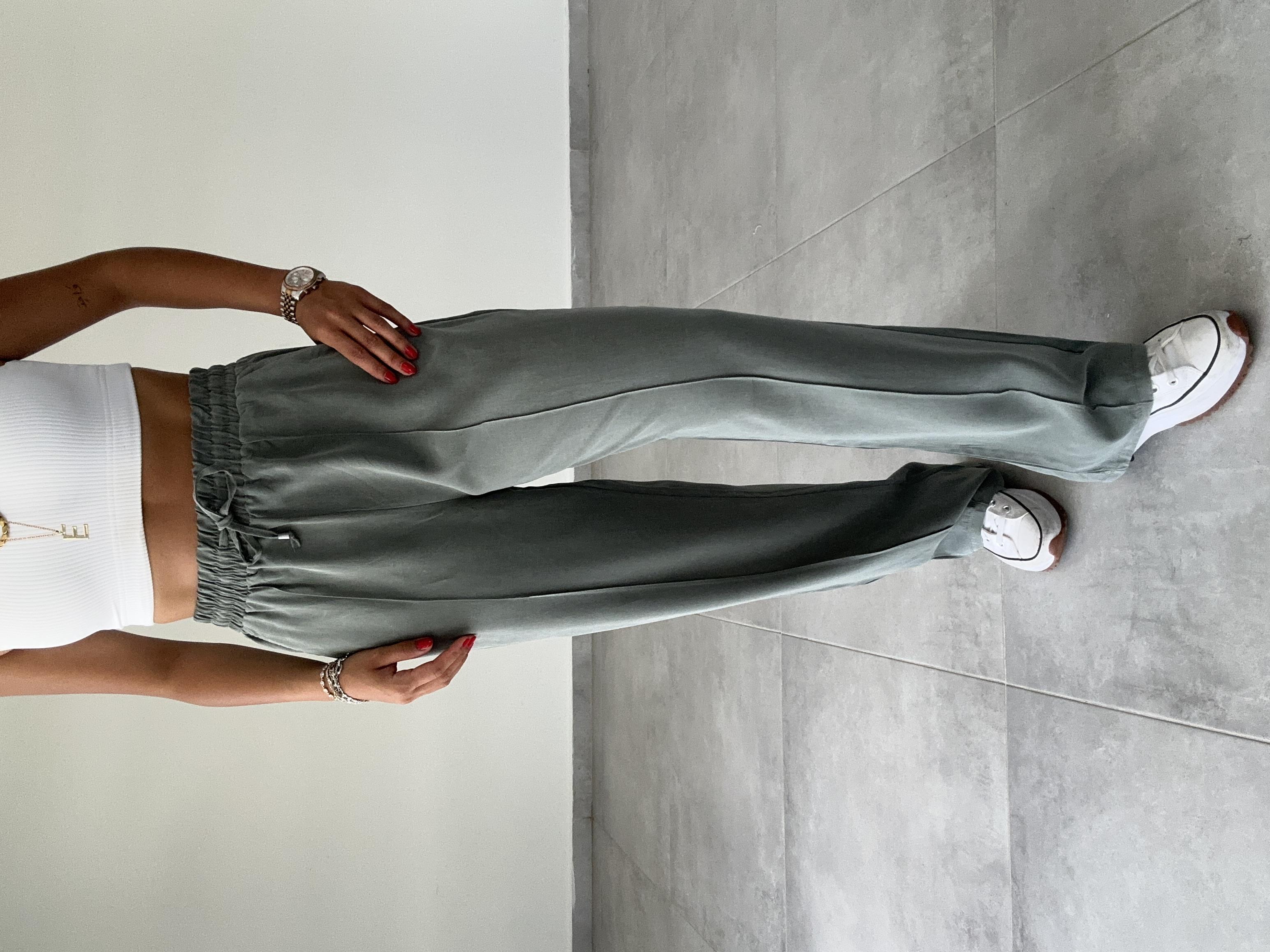 M-D Haki  Beli Lastikli Palazzo