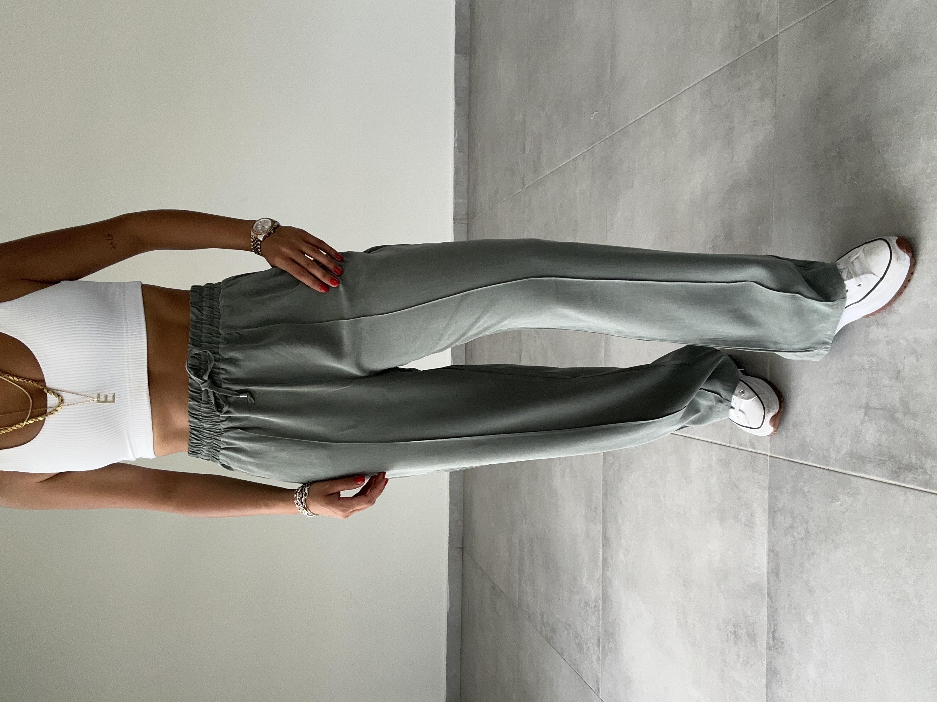 M-D Haki  Beli Lastikli Palazzo