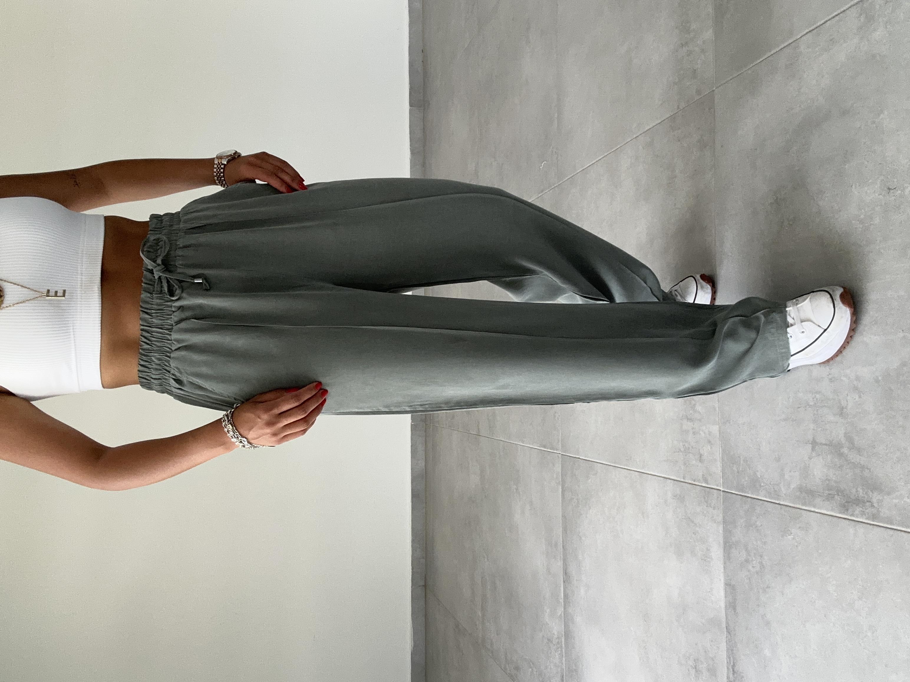 M-D Haki  Beli Lastikli Palazzo