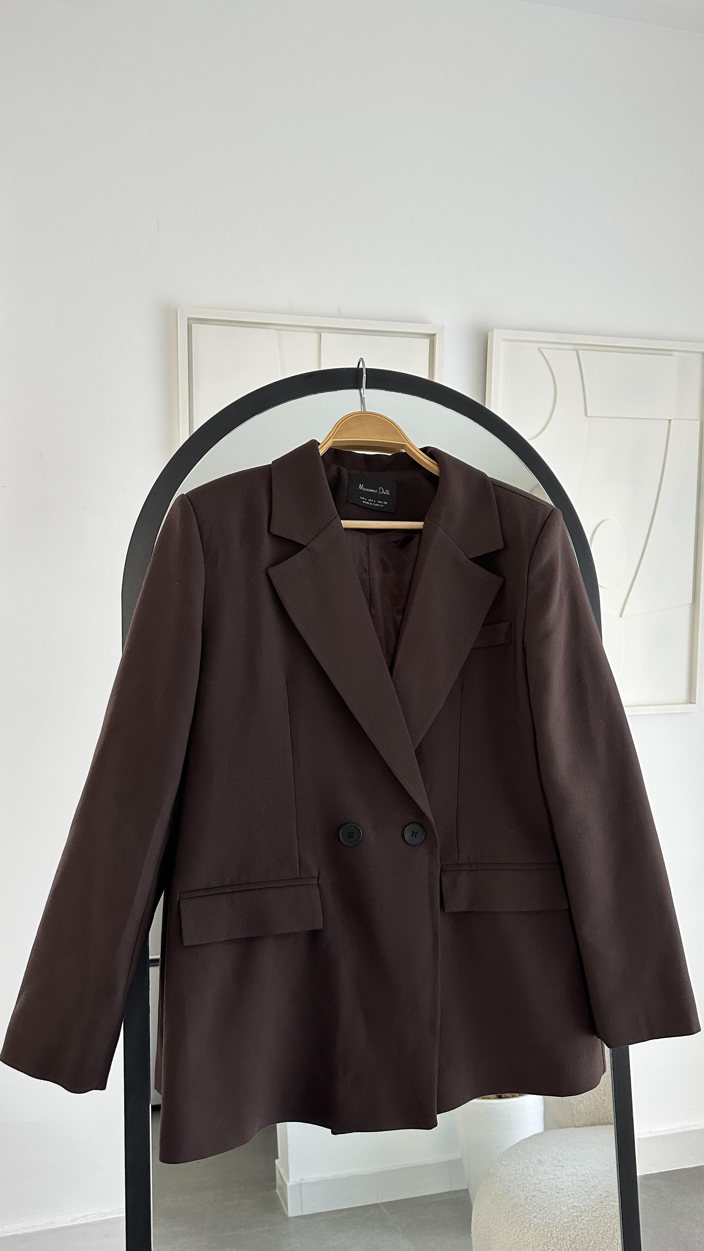 M-D Kahve Vatkalı Blazer