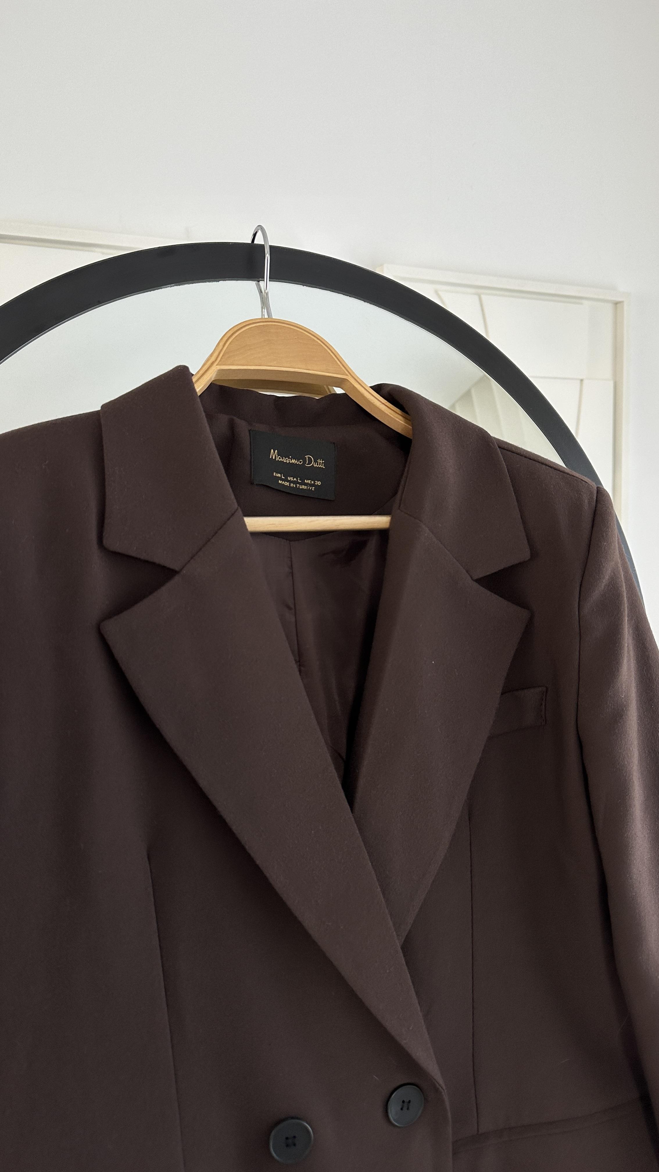 M-D Kahve Vatkalı Blazer