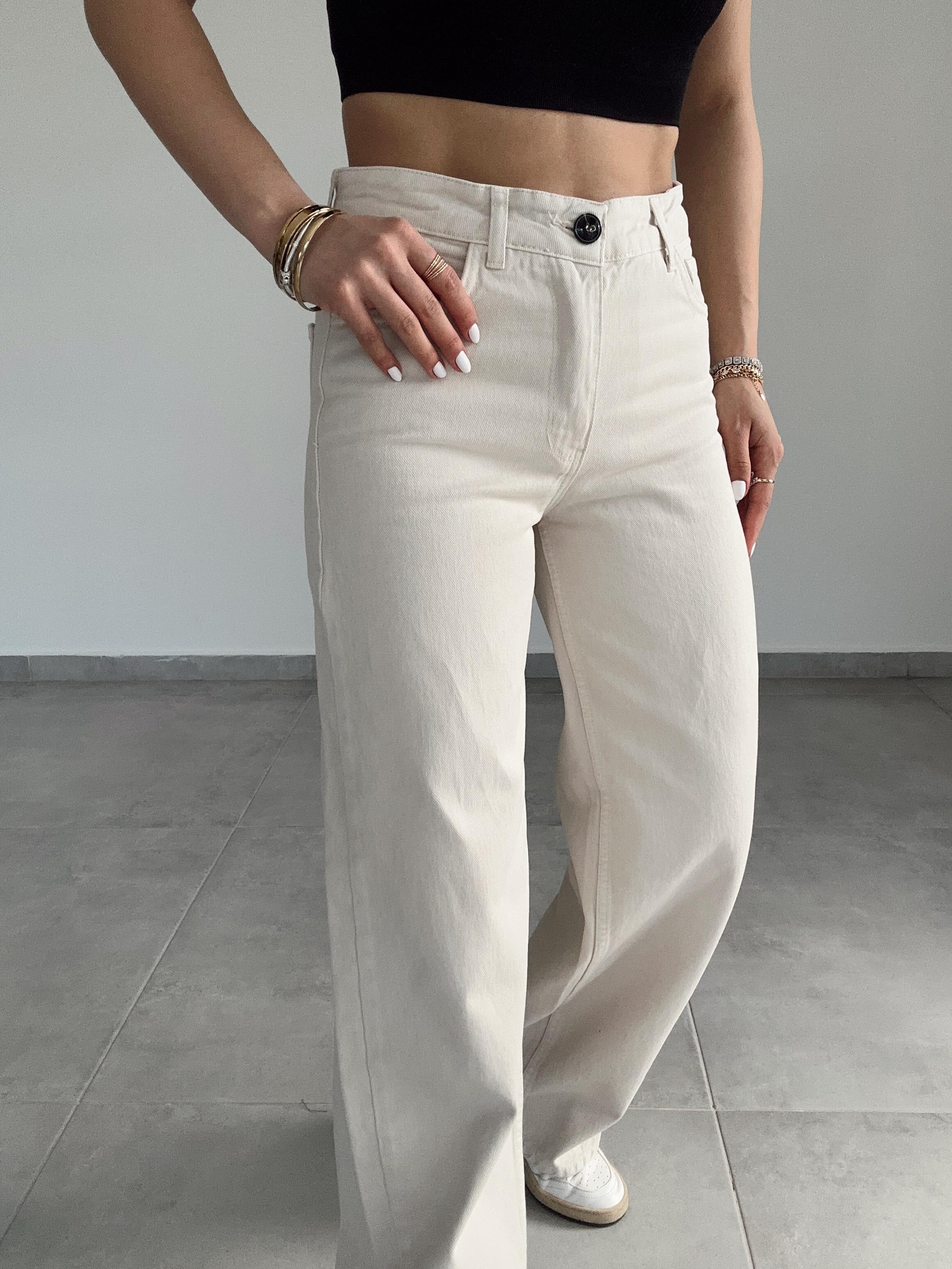 M-D Taş Bol Paça Pantolon