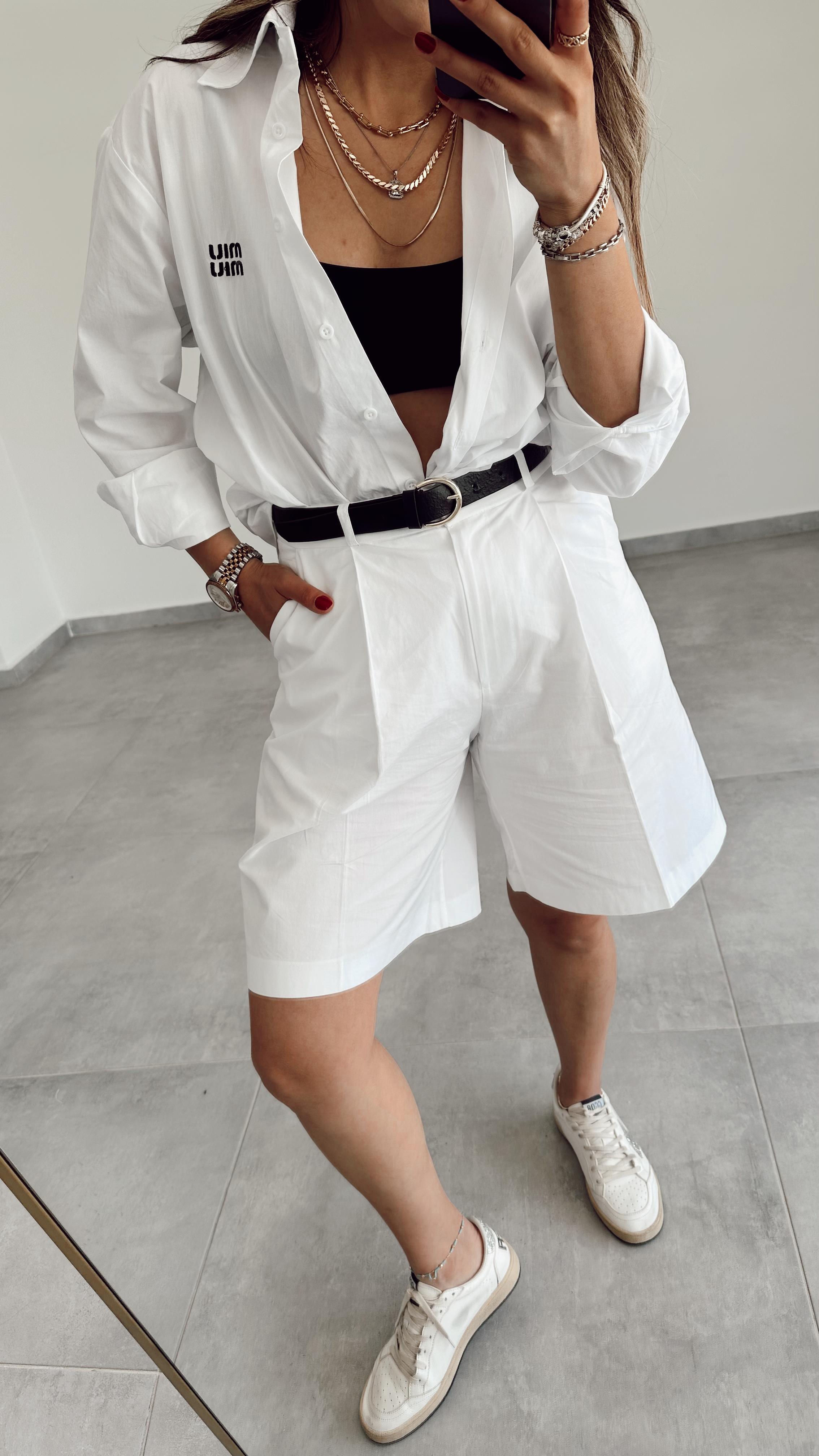 M-M Poplin Beyaz Gömlek